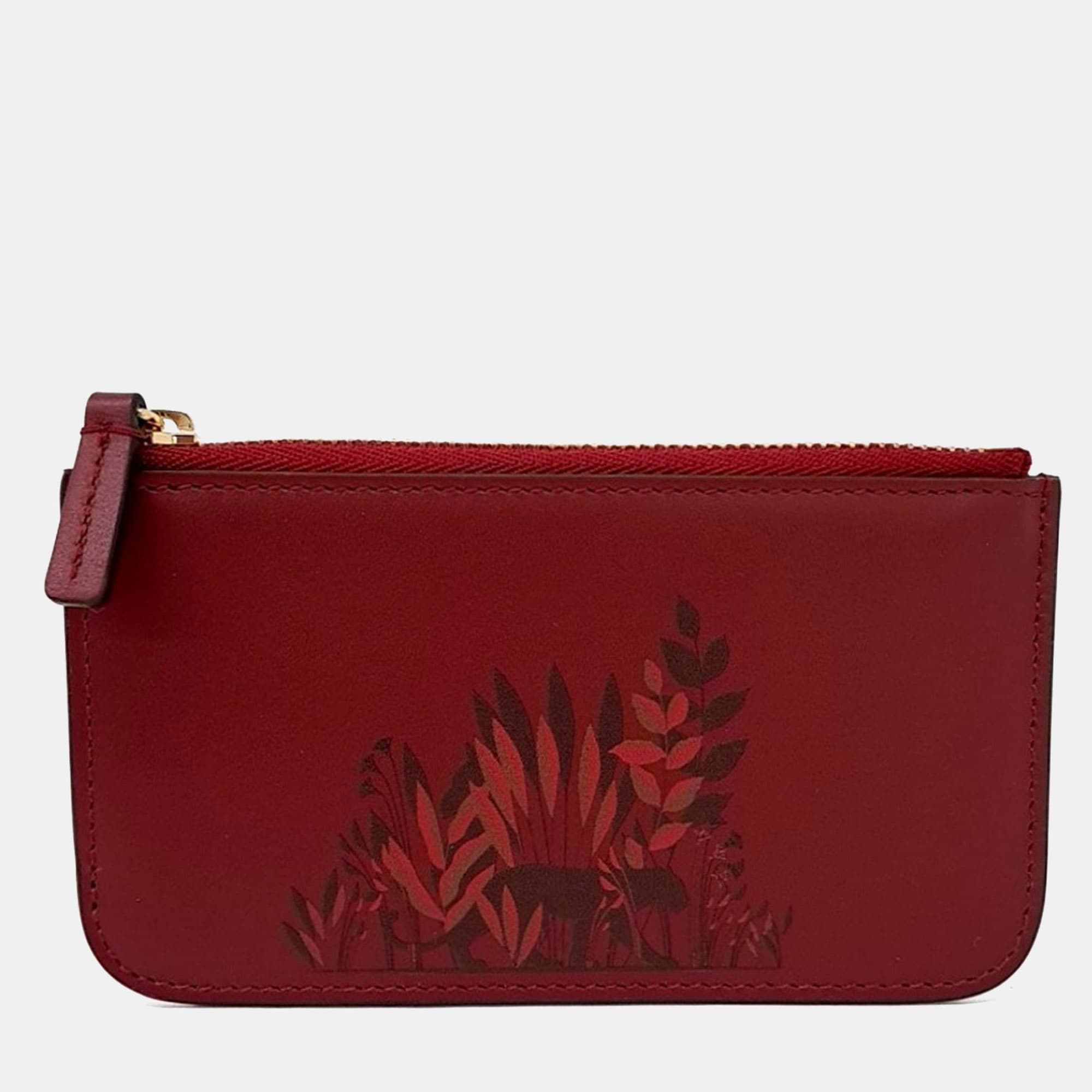 Cartier Red Leather card wallet