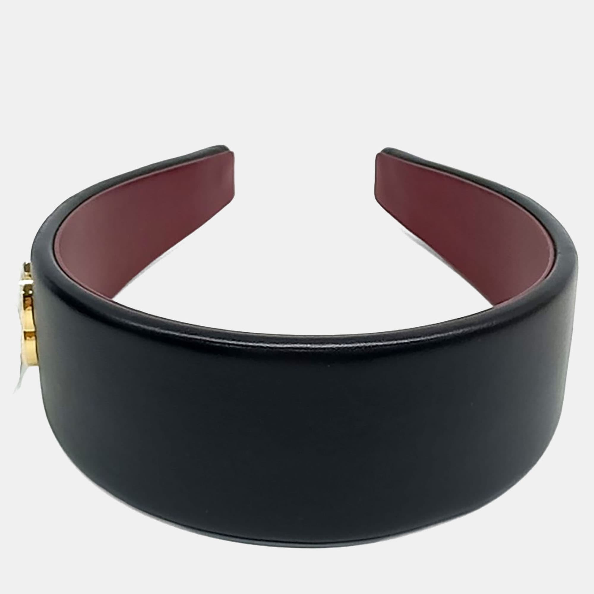 Chanel Leather hairband 12 cm x 15 cm