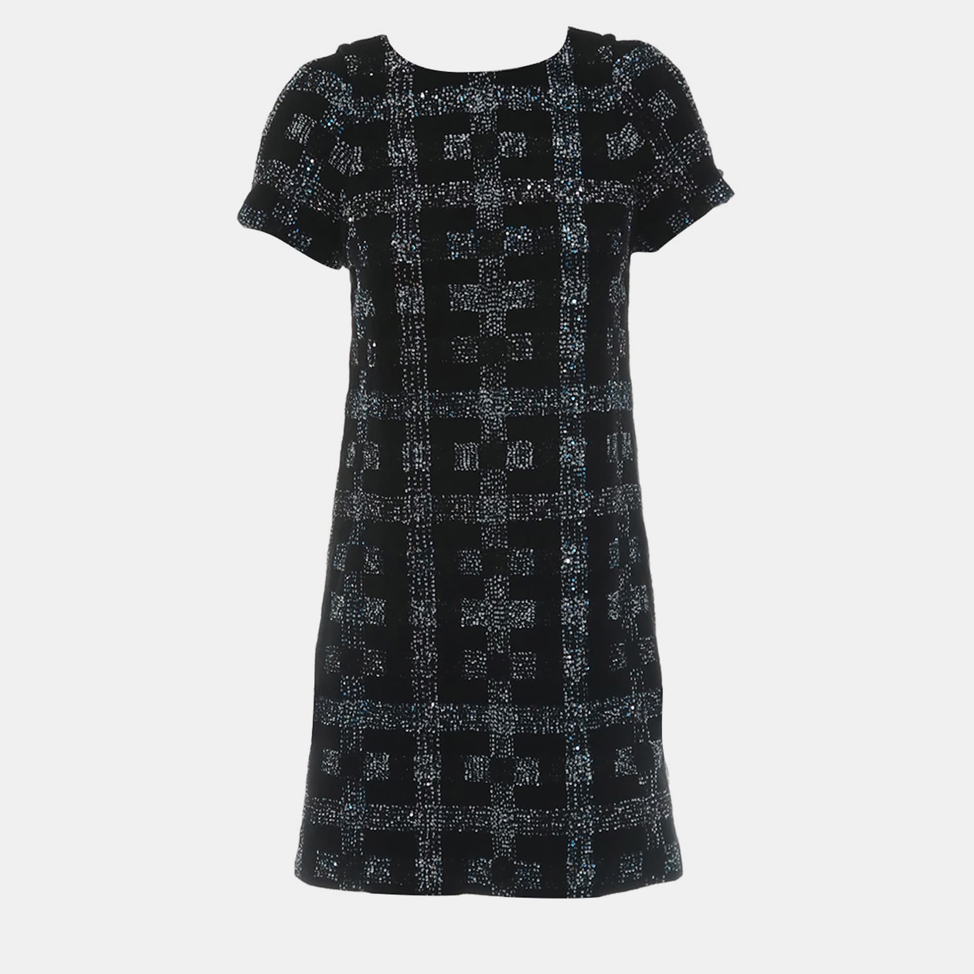 Chanel Sequin Embellished Dress FR 36