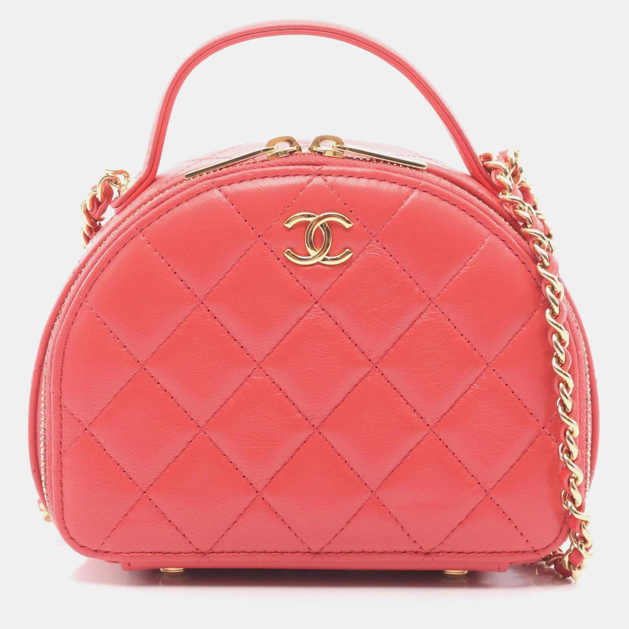 Chanel Chic Rivera Pink Lambskin Leather Shoulder Bag