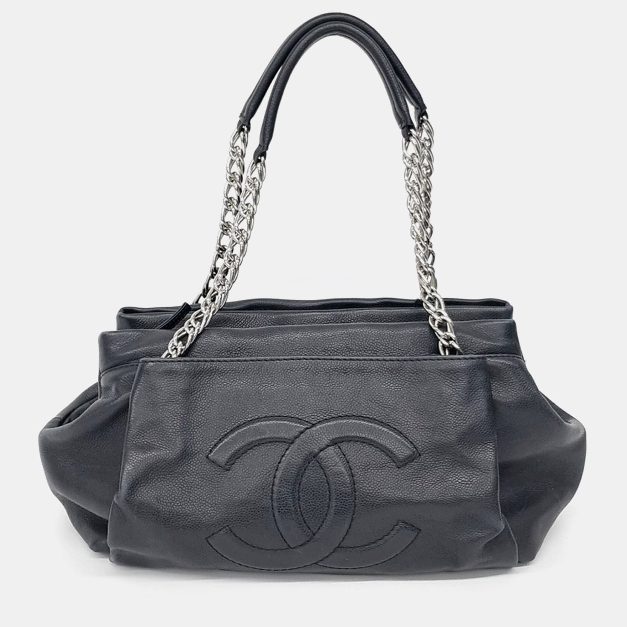 Chanel Black Caviar Shoulder Bag
