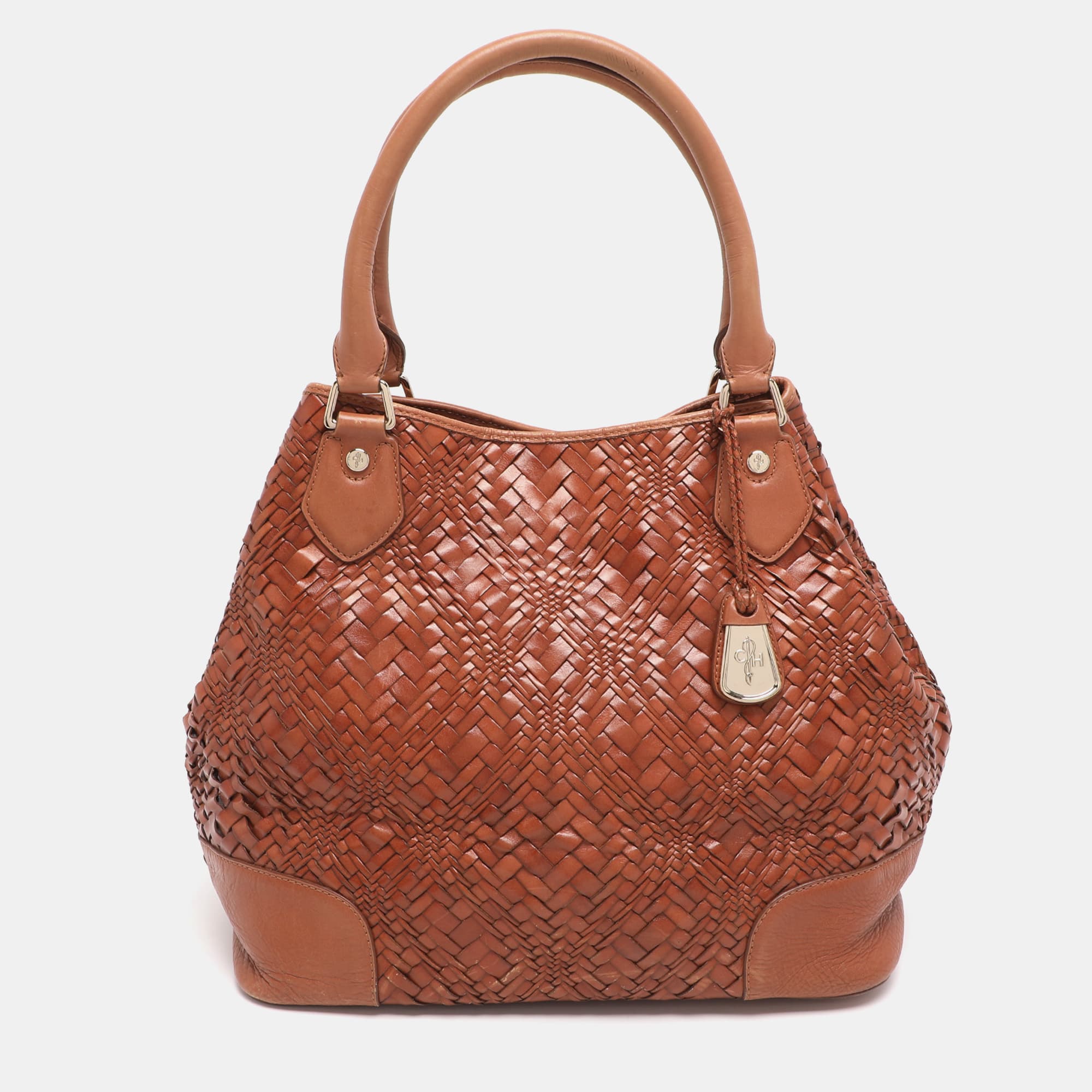 Cole Haan Brown Leather Tote Bag