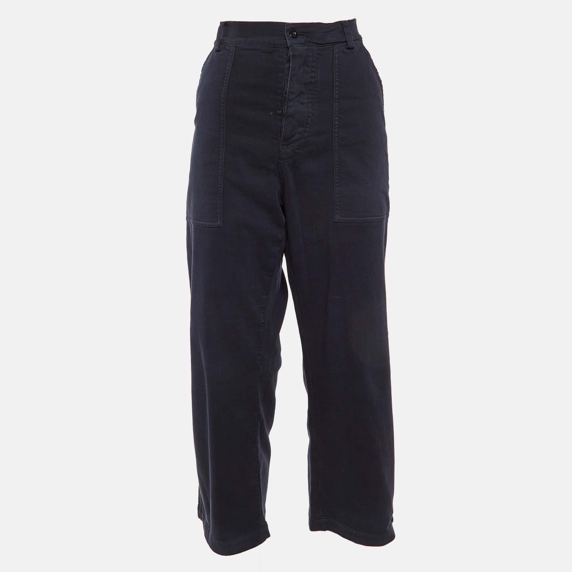 Dior Dark Blue Cotton Culottes M