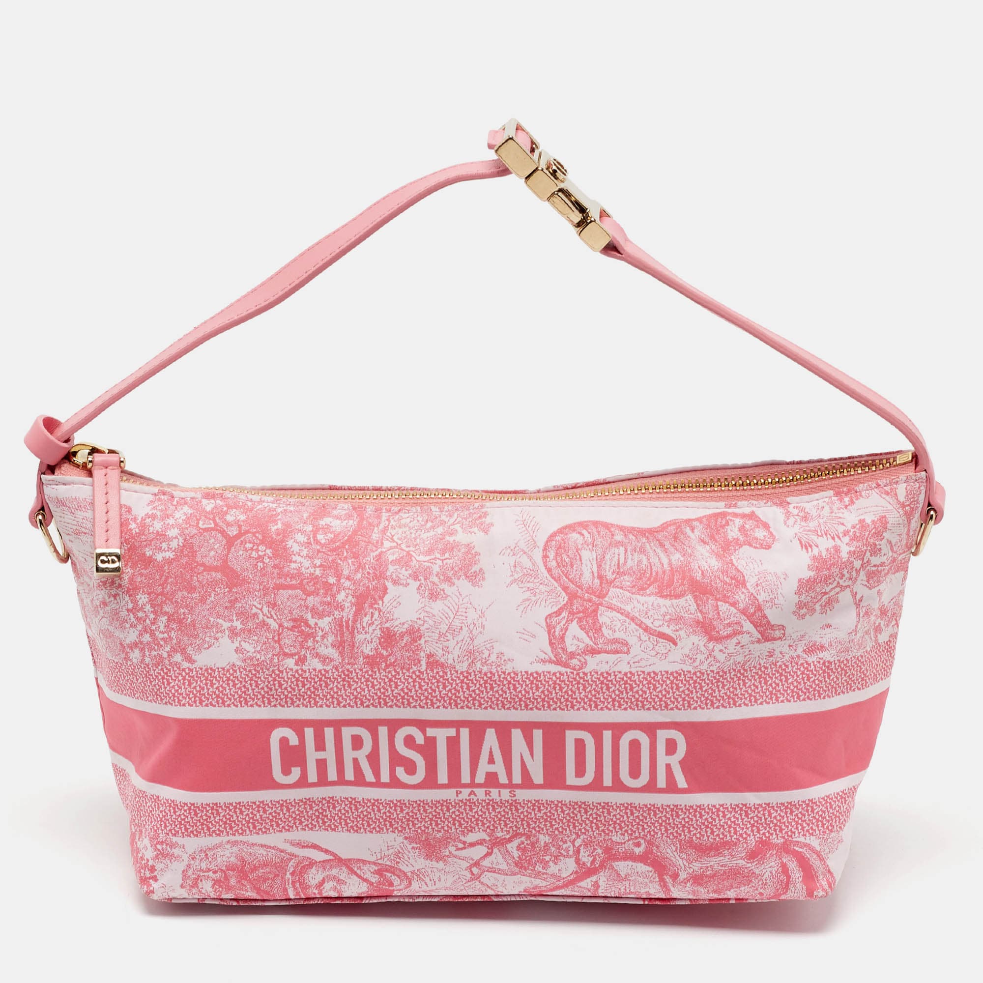 Dior DiorTravel Nomad Pink De Jouy Fabric Pouch
