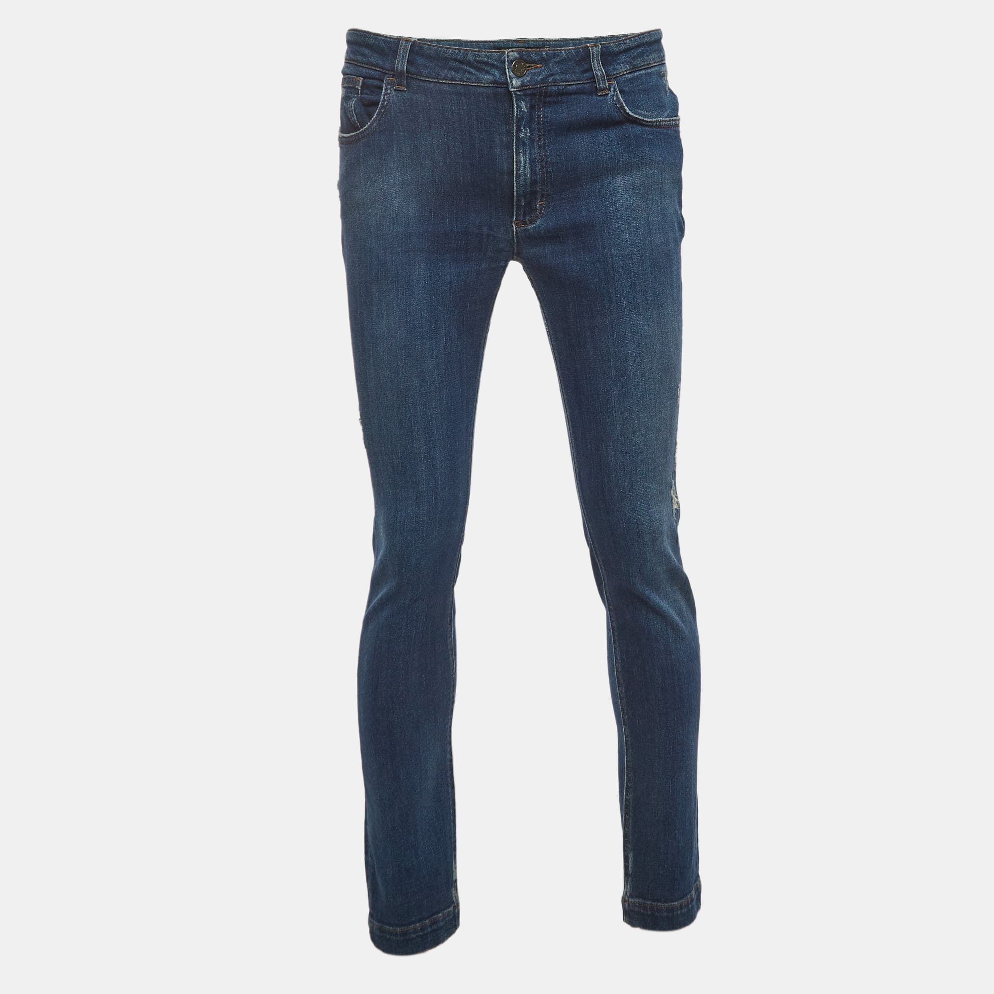 Dolce & Gabbana Blue Denim Kate Jeans XL Waist 34"