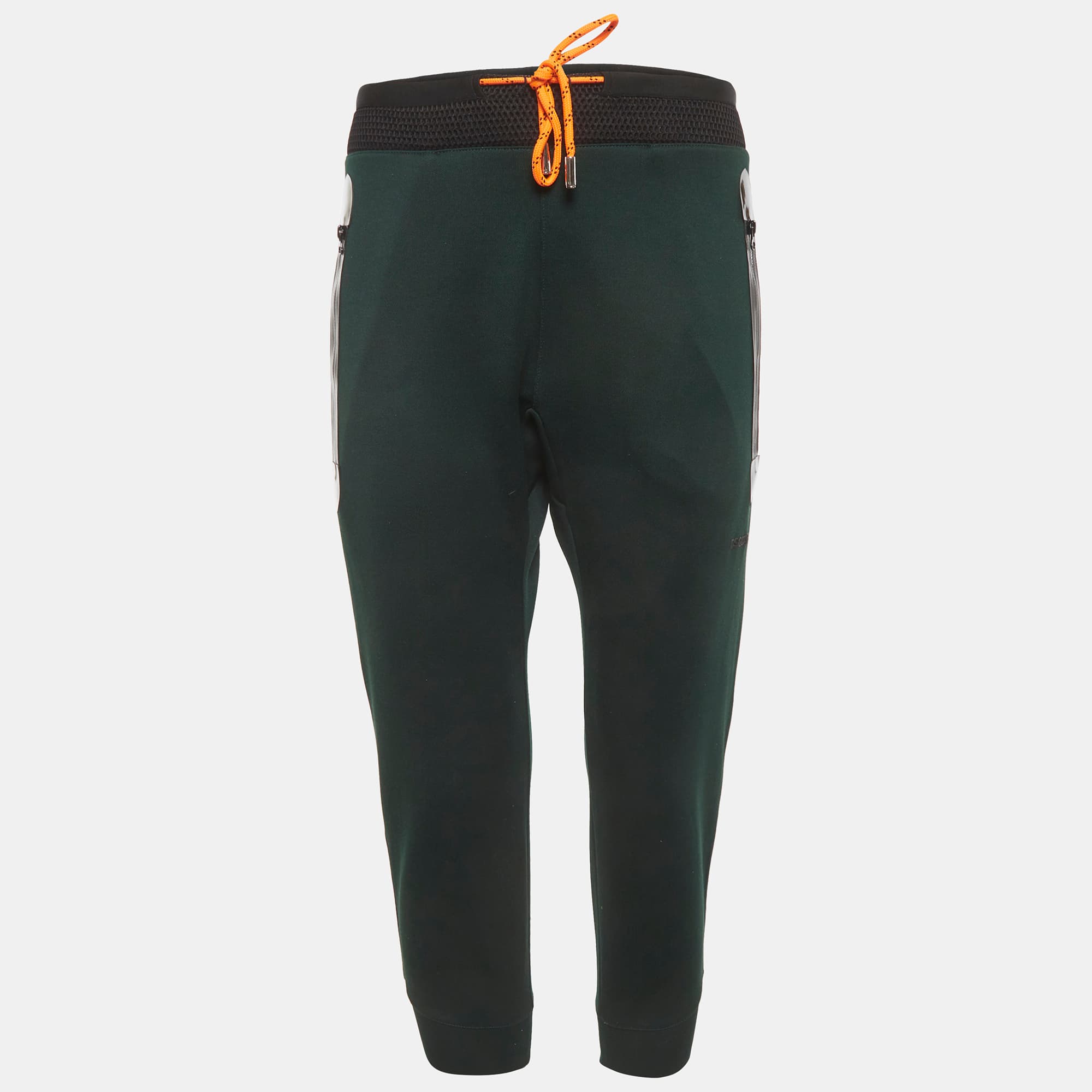 Dsquared2 Green Jersey Crop Joggers S
