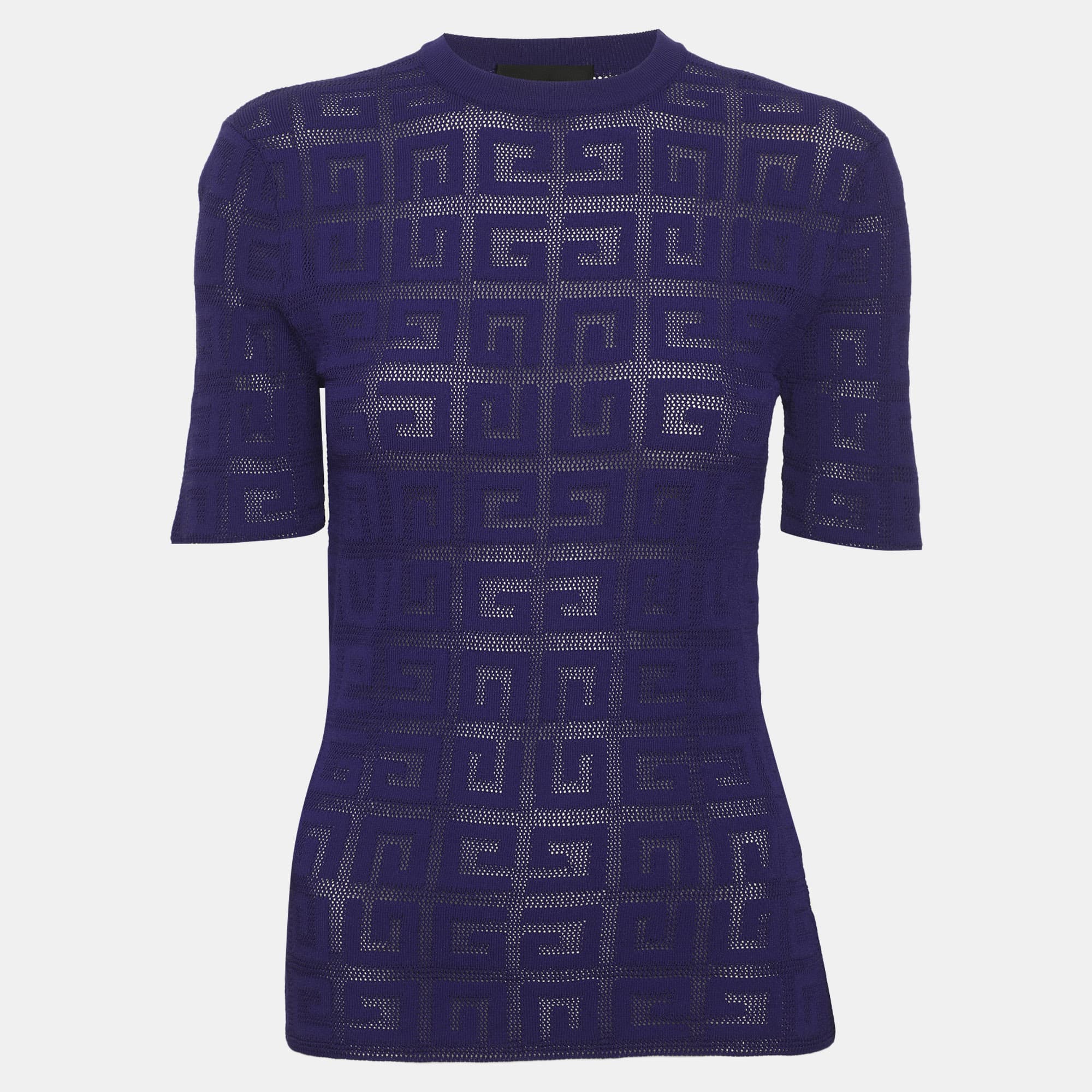 Givenchy Indigo Stretch Knit Tops XS
