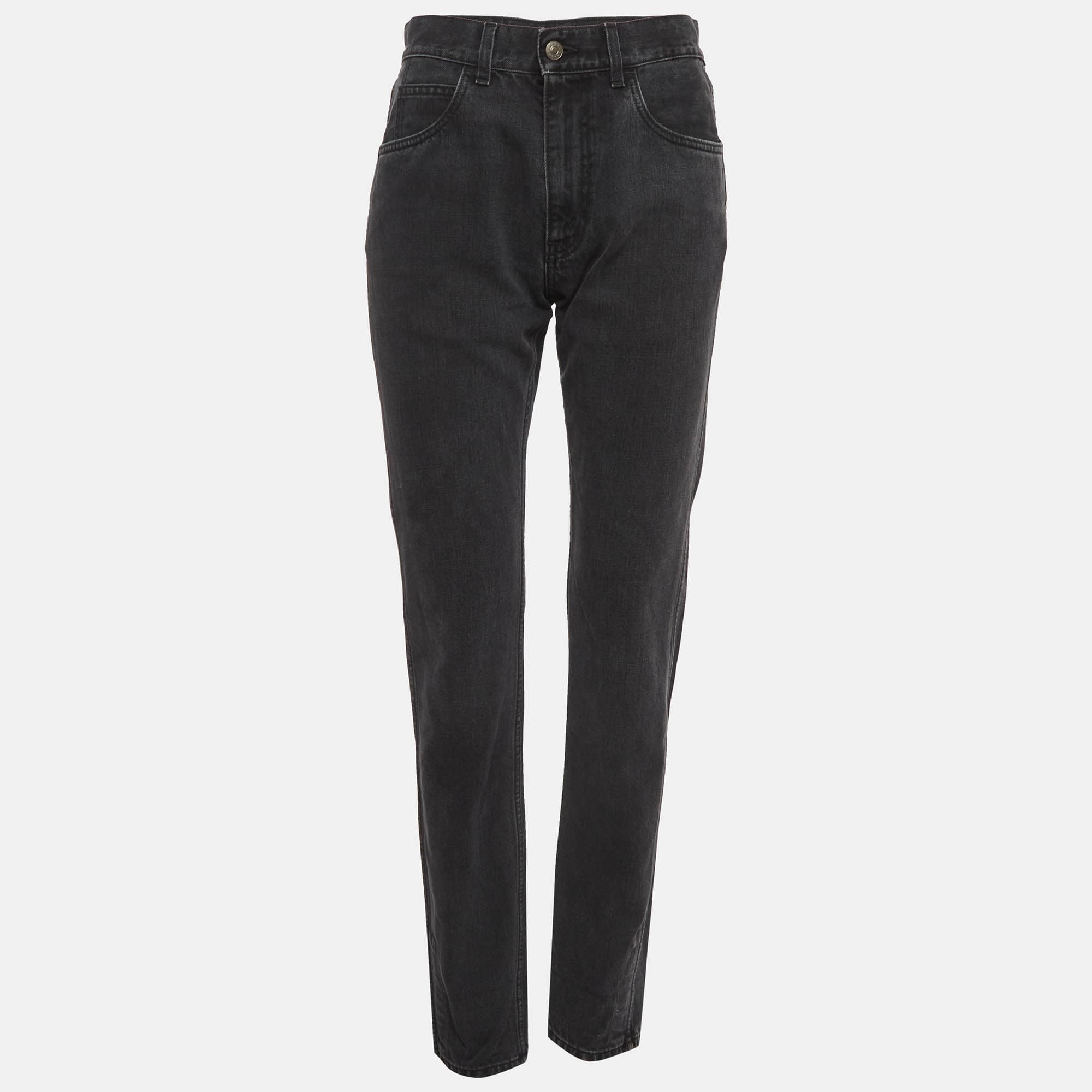 Gucci Grey Denim Slim Fit Jeans L/Waist 31"