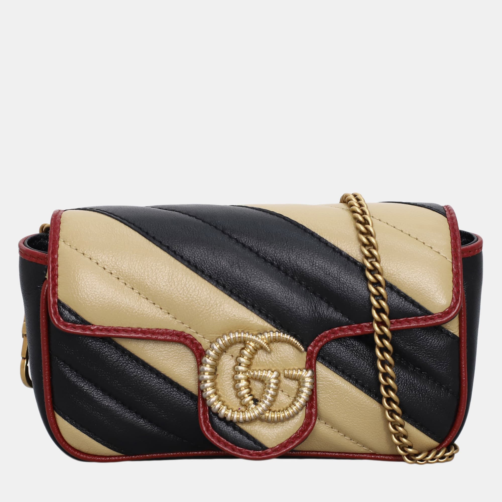 Gucci GG Marmont Mini Multicolor Matelasse Leather Shoulder Bag