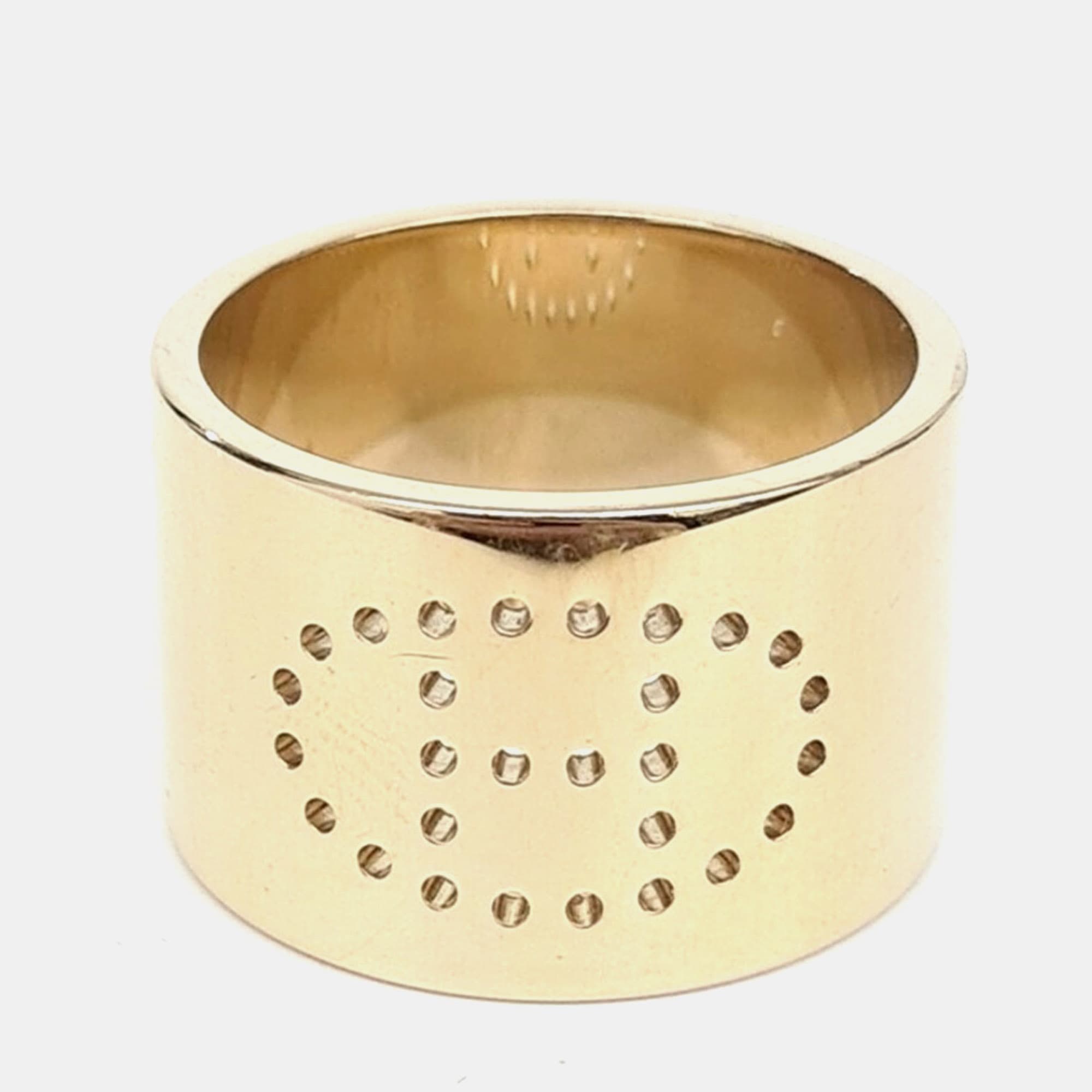 خاتم وشاح هيرمس ذهبي