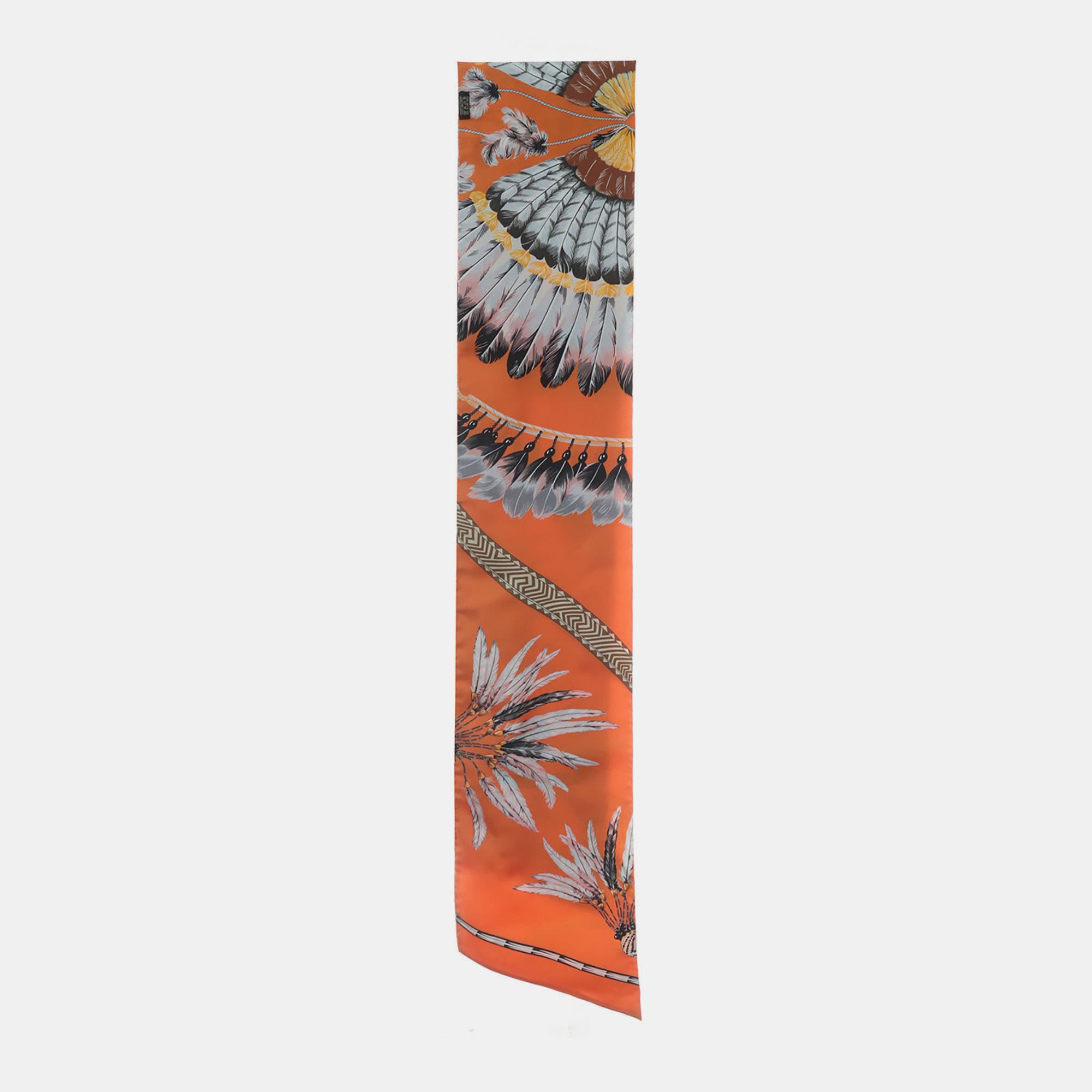 Hermes Printed Maxi Twilly