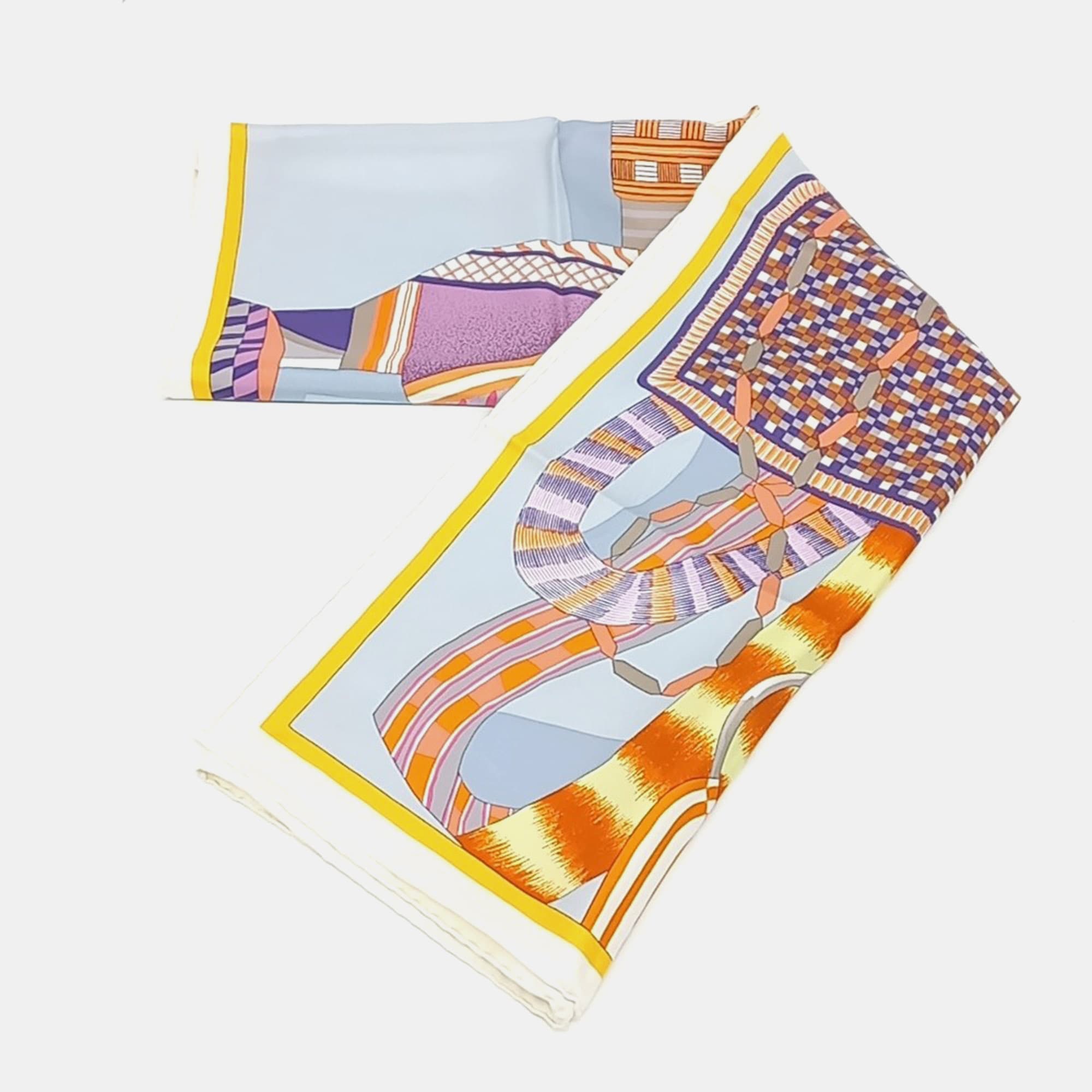 Hermès Carré Twill Silk Scarf
