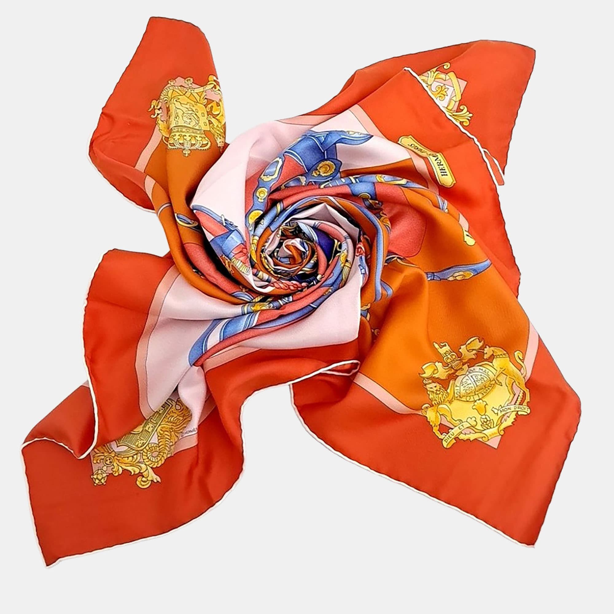 Hermès Multicolor silk scarf