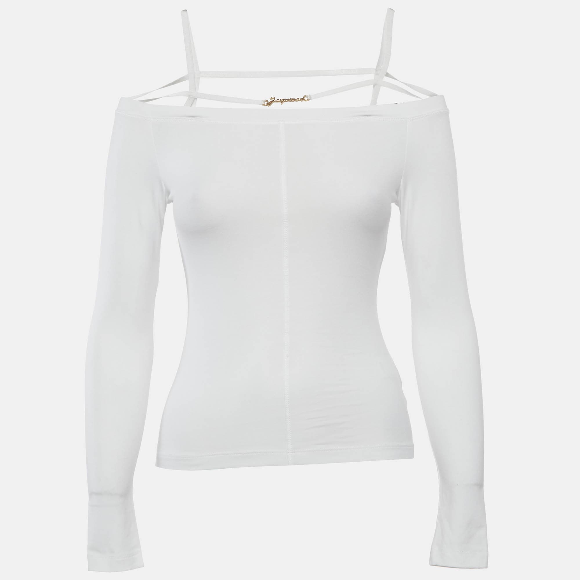 Jacquemus White Jersey The Sierra T-Shirt XS