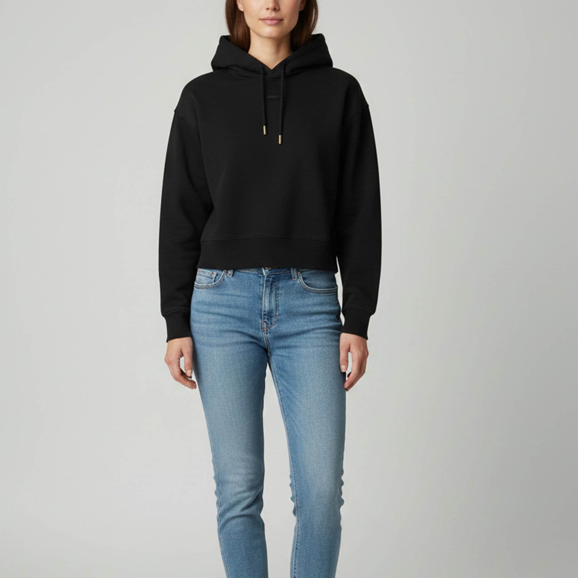 Jacquemus Black Cotton Knit Le Gros Grain Hoodie S