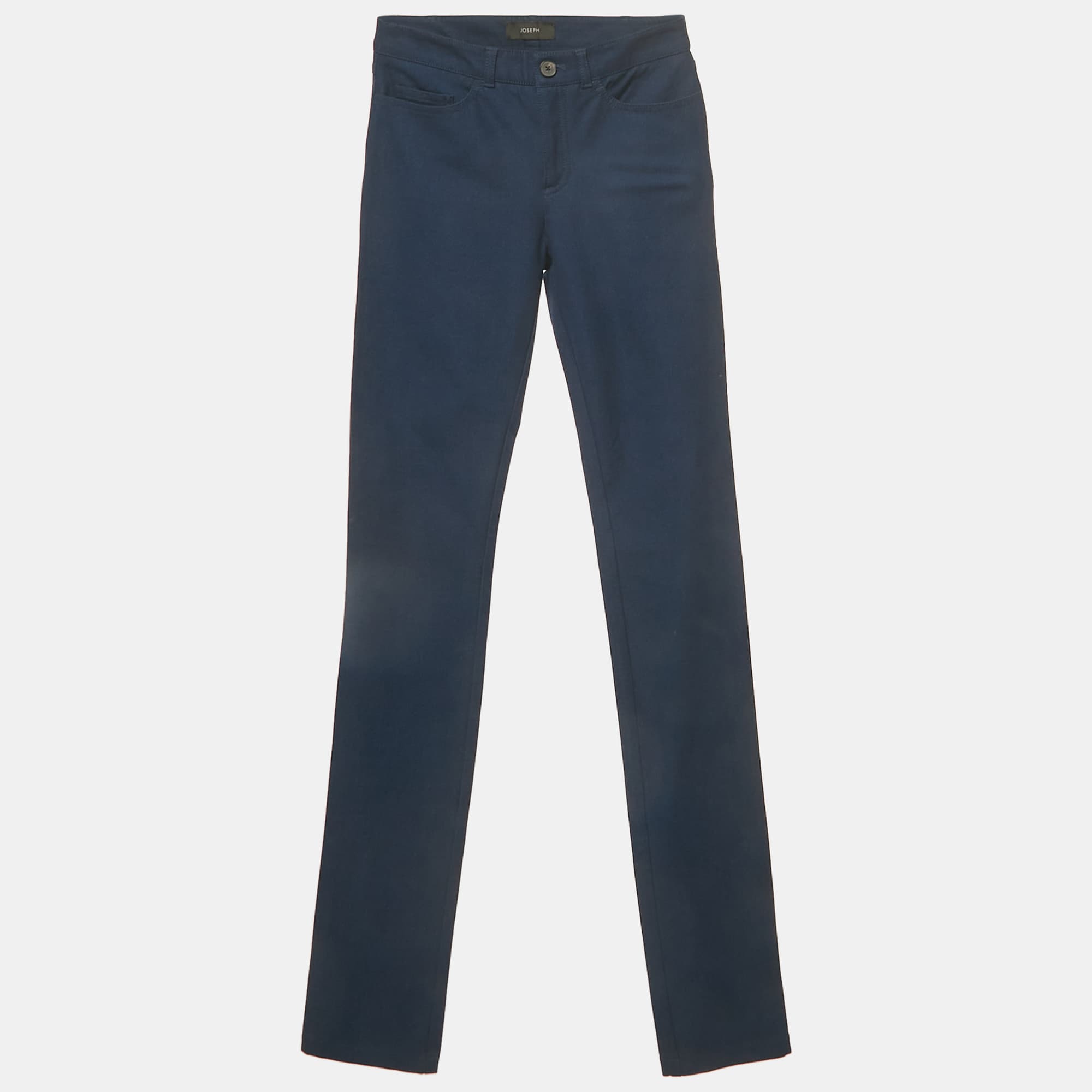 Joseph Blue Gabardine Stretch Skinny Nino Jeans S/Waist 26"