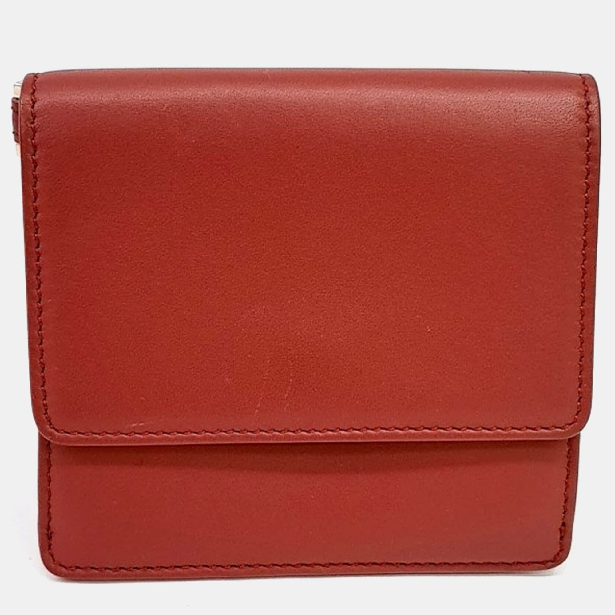 Loro Piana Scooby-Doo Brown Leather Card Holder