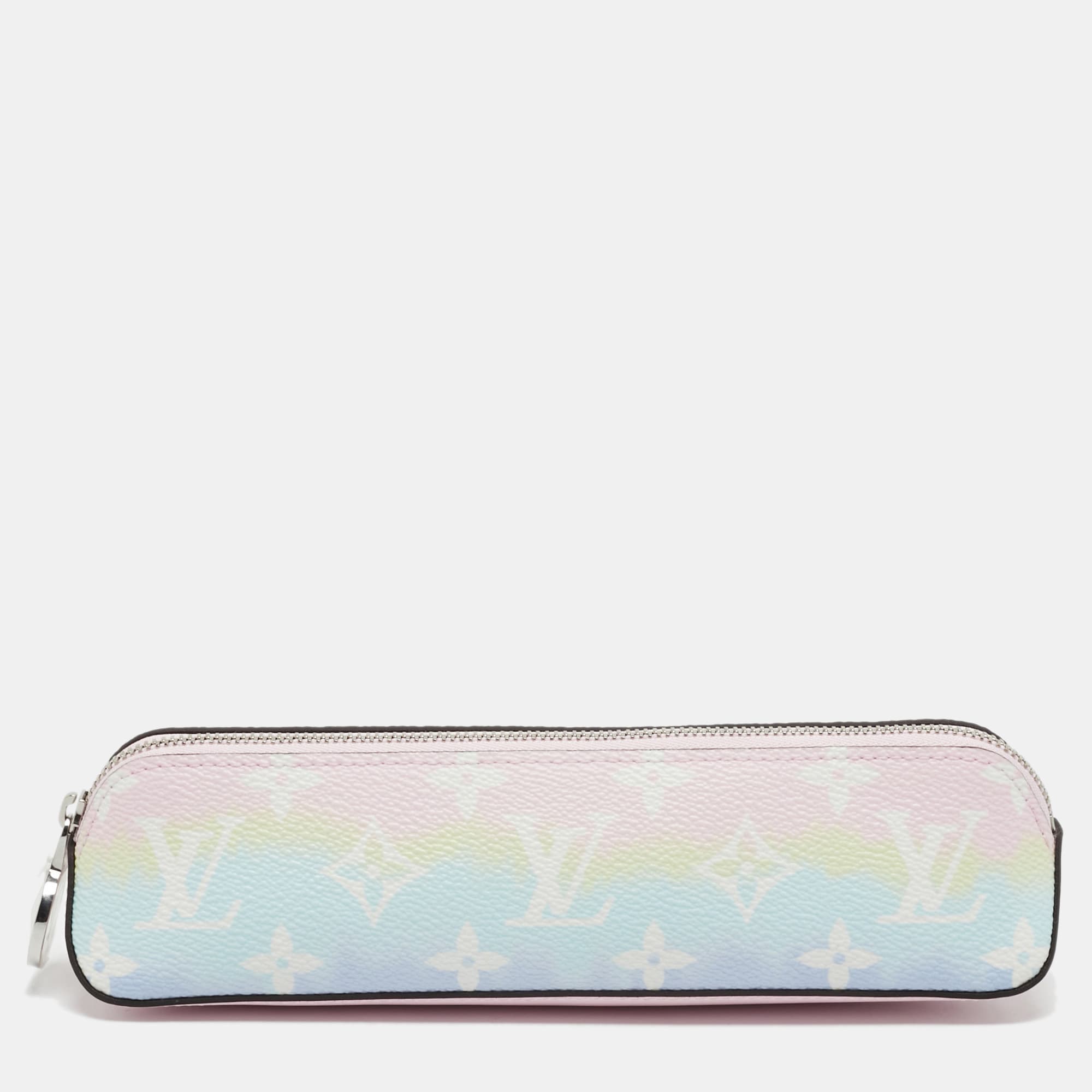 Louis Vuitton Elizabeth Pencil Pouch Pastel Monogram Escale Canvas