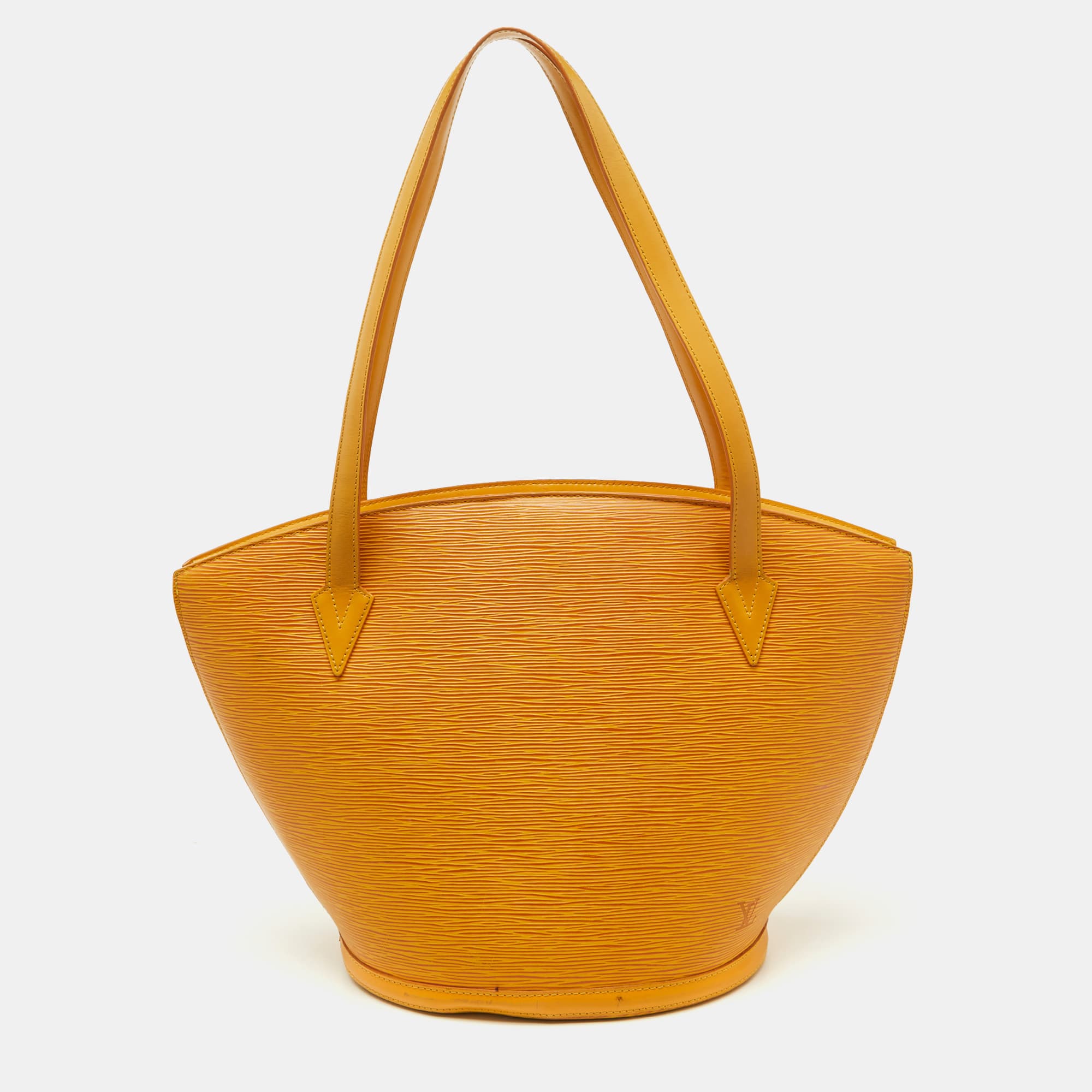 Louis Vuitton Tassil Yellow Epi Leather Saint Jacques GM Bag
