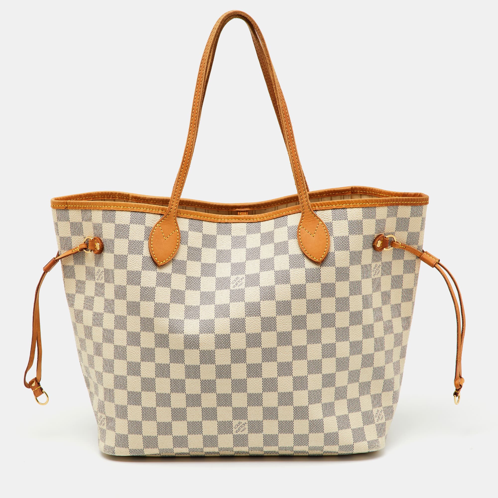 Louis Vuitton Damier Azur Canvas Neverfull MM Bag