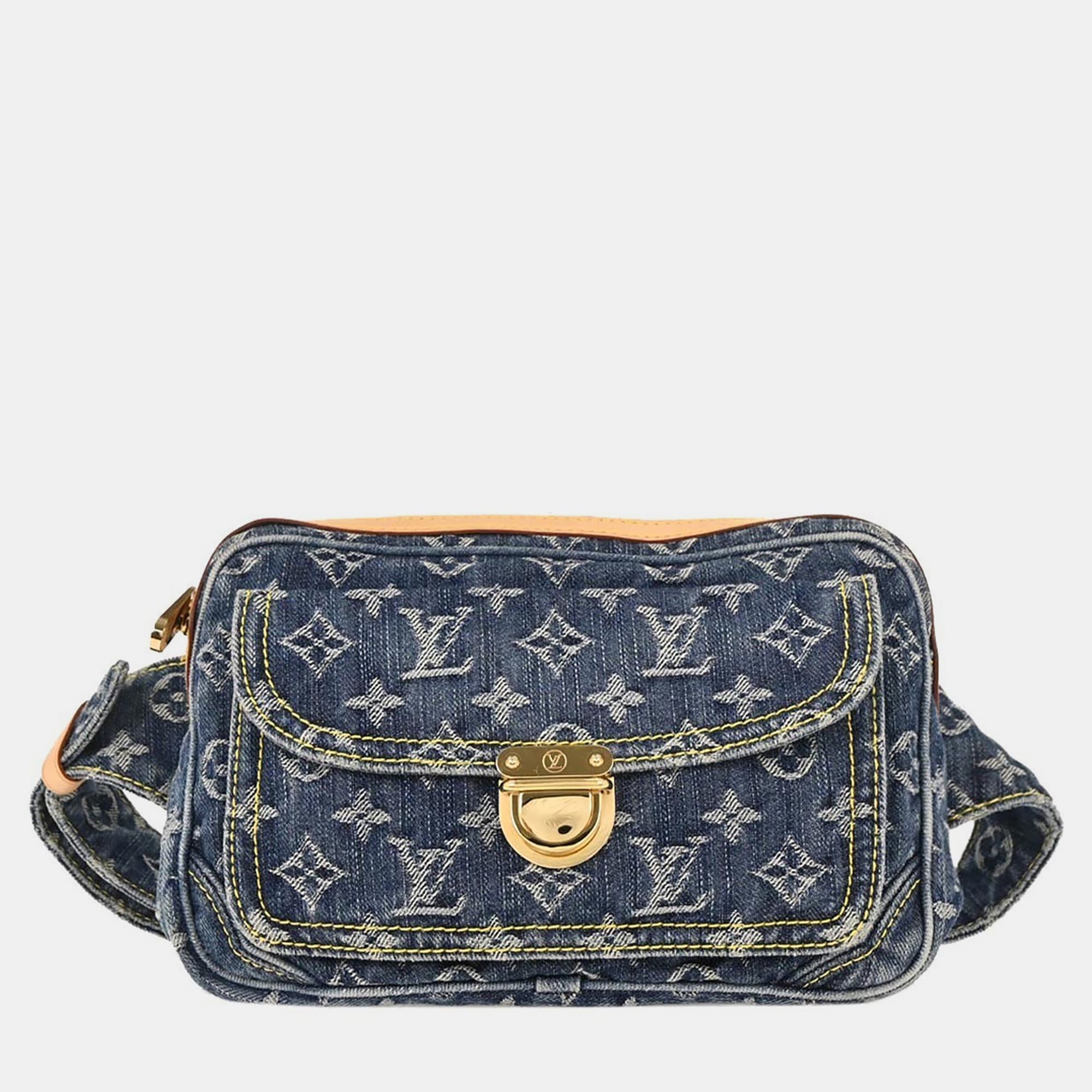 Louis Vuitton Blue Monogram Denim Bum Bag