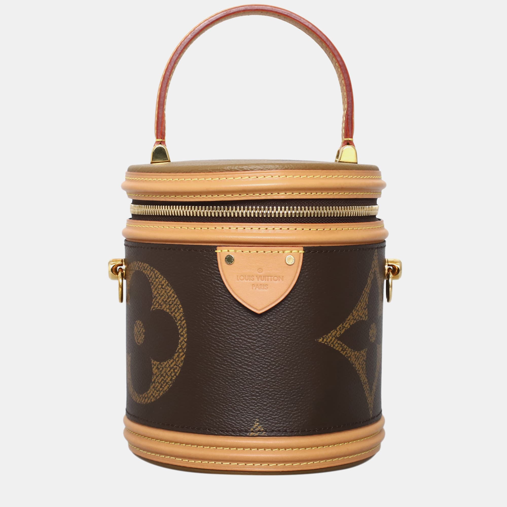 Louis Vuitton Cannes GM Brown Giant Monogram Canvas Bucket Bag