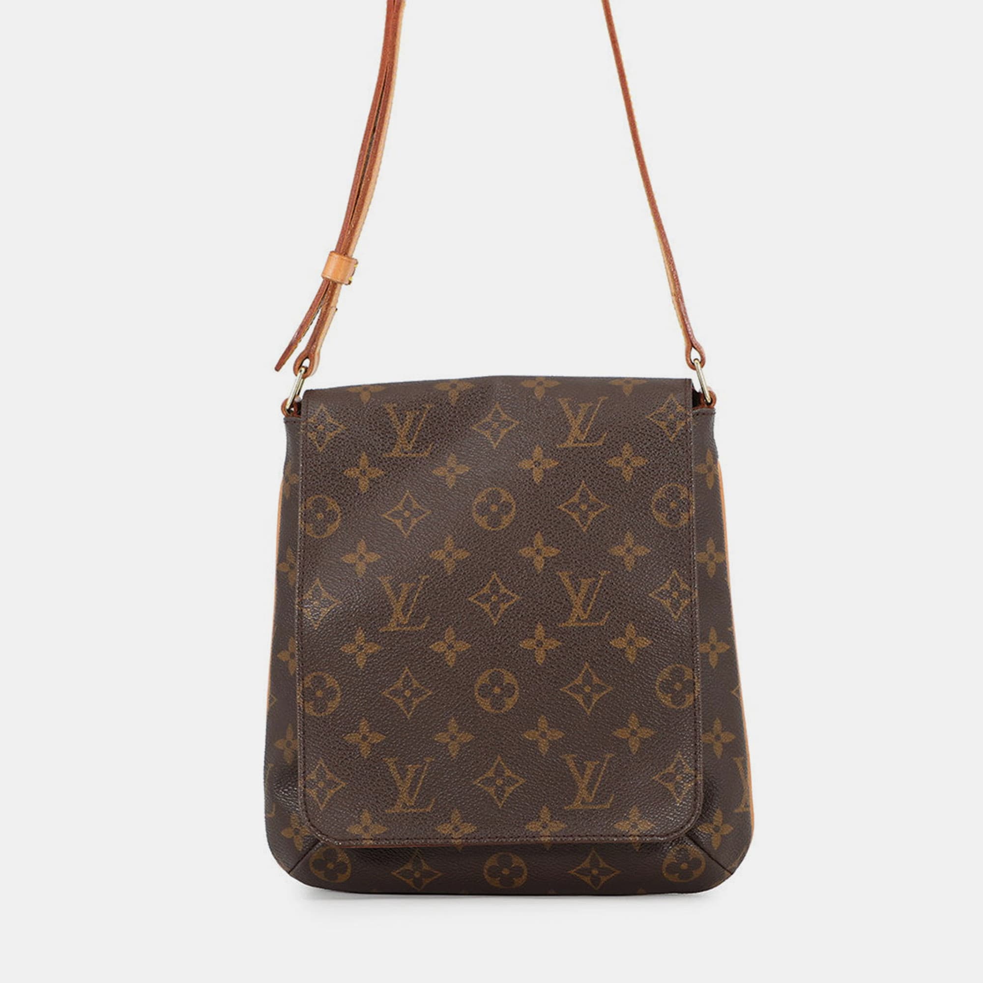 Louis Vuitton Musette Salsa PM Brown Monogram Canvas Shoulder Bag