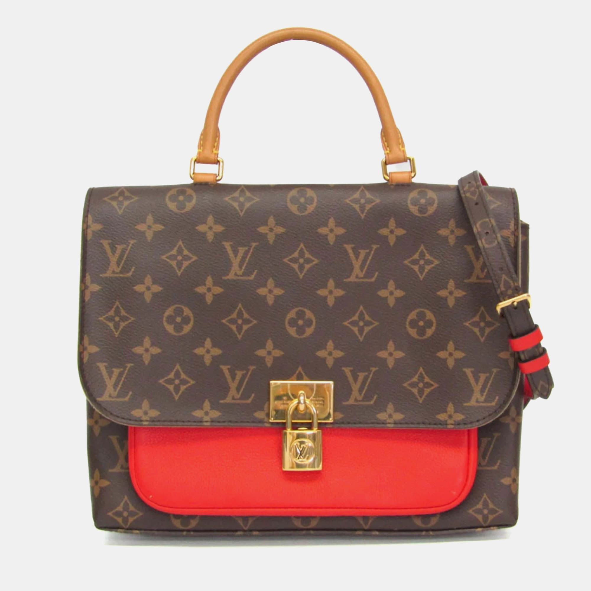 Louis Vuitton Monogram Marignan Shoulder Bag Coquelicots Monogram