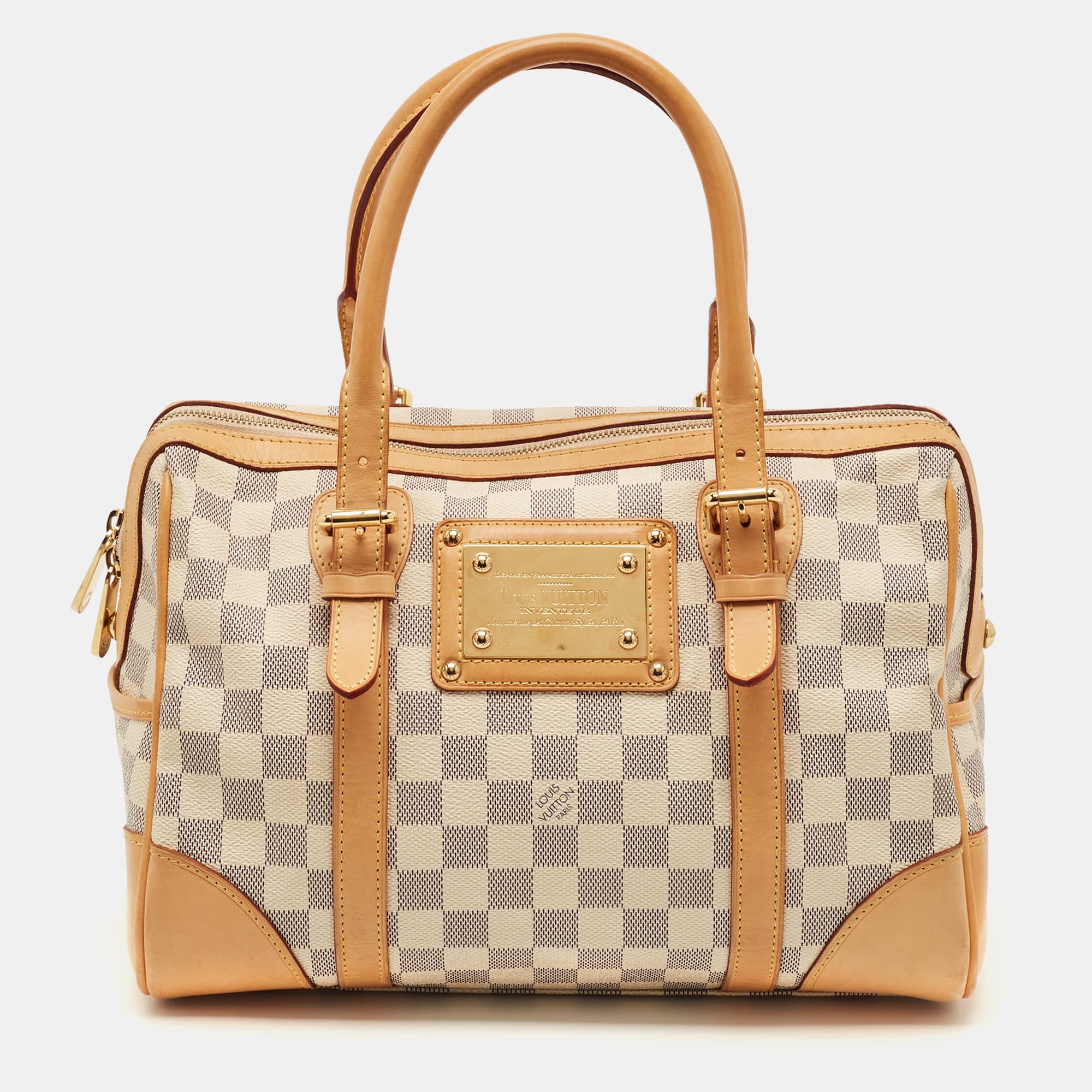 Louis Vuitton Berkeley Damier Azur Canvas Bag