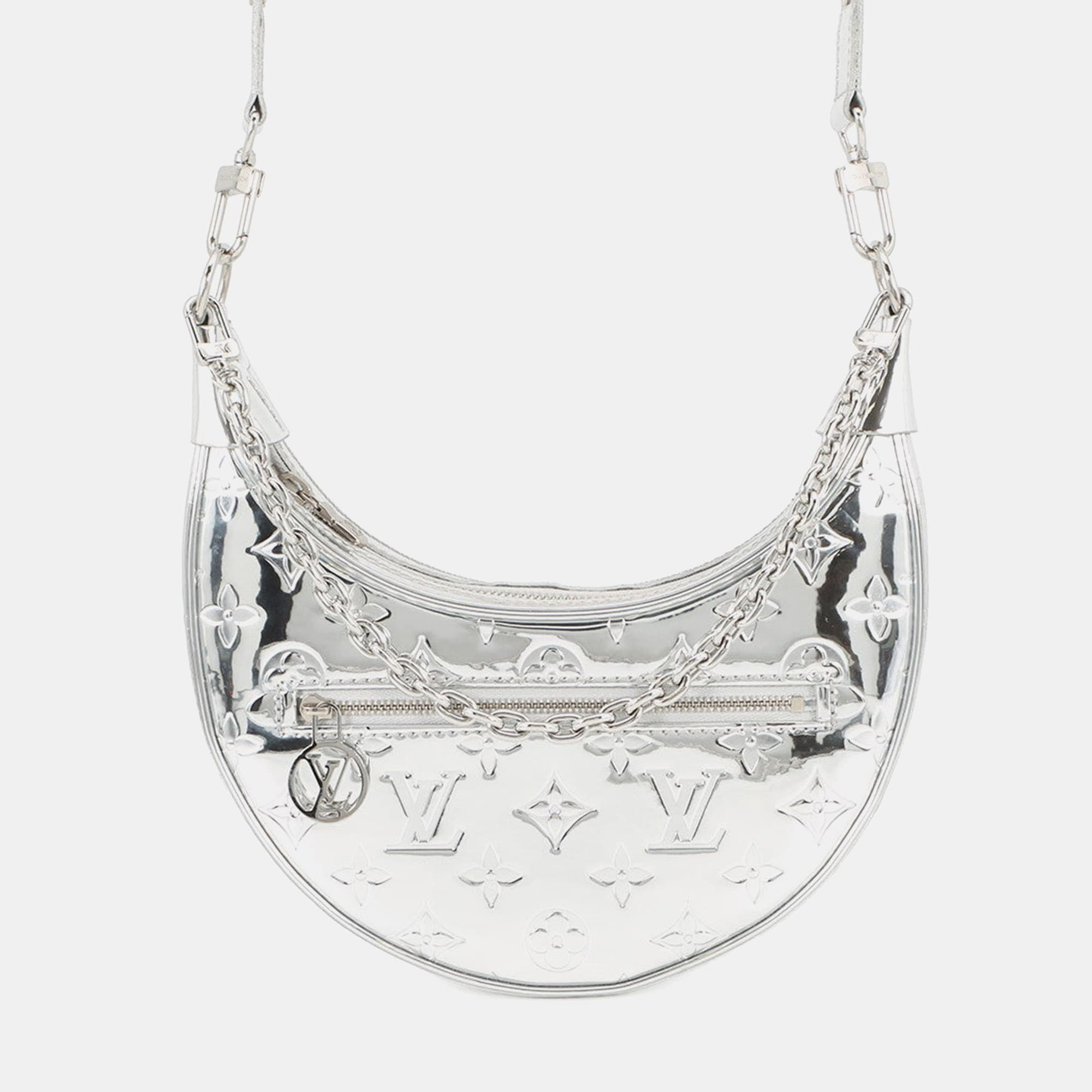 Louis Vuitton Loop Silver Monogram Miroir Coated Canvas Shoulder Bag