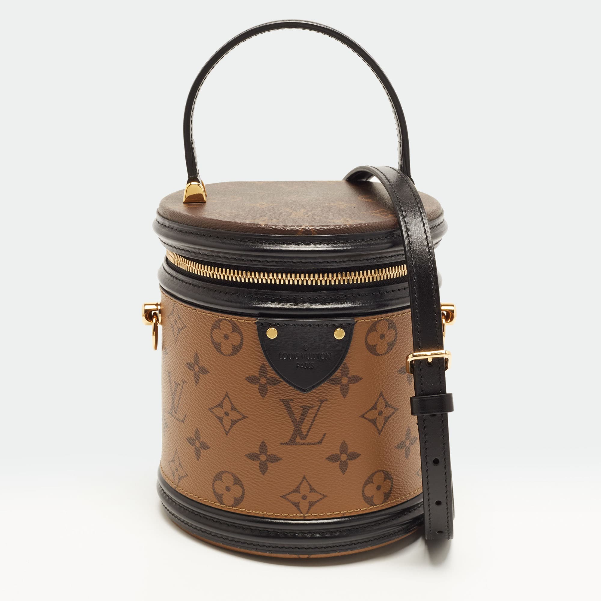 Louis Vuitton Cannes Monogram Reverse Canvas Bucket Bag