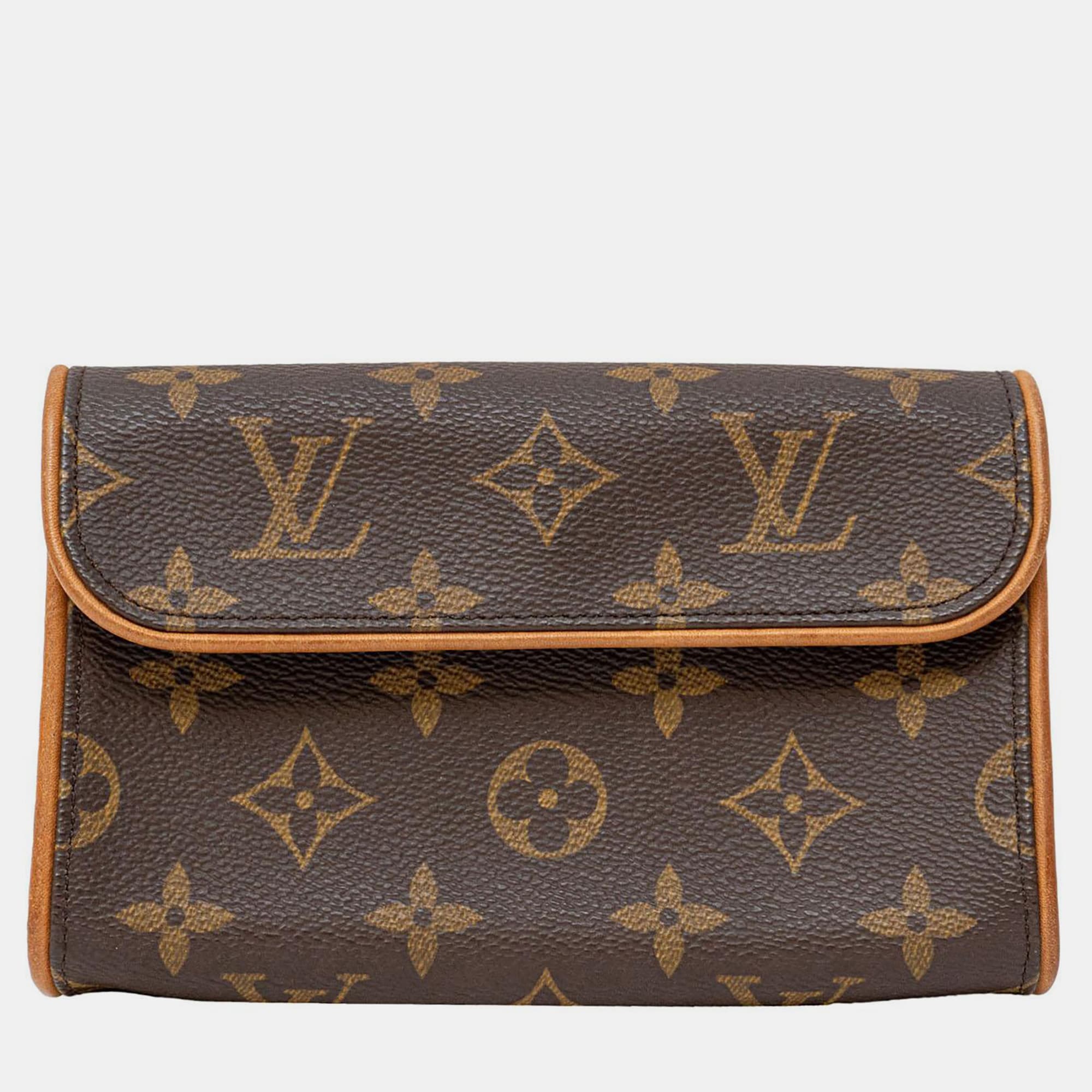 Louis Vuitton Florentine Brown Monogram Canvas Belt Bag