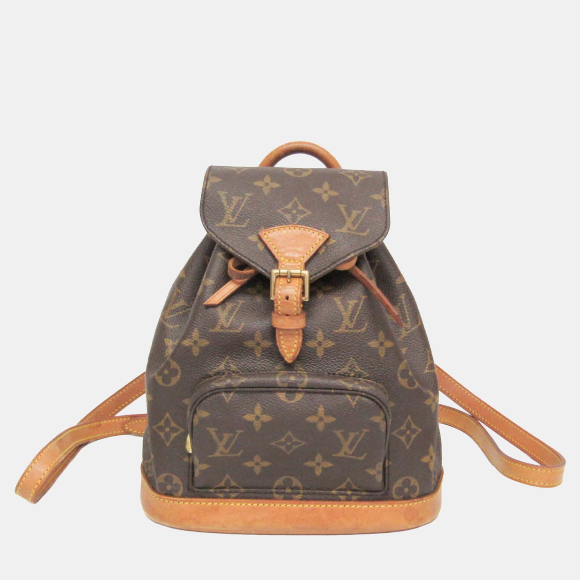 Louis Vuitton Montsouris PM Brown Monogram Canvas Backpack Bag