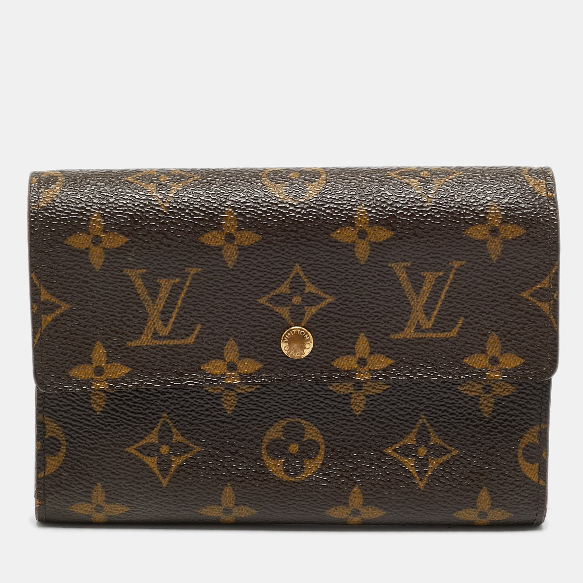 Louis Vuitton Porte-Tresor Etui Papiers Monogram Canvas Wallet