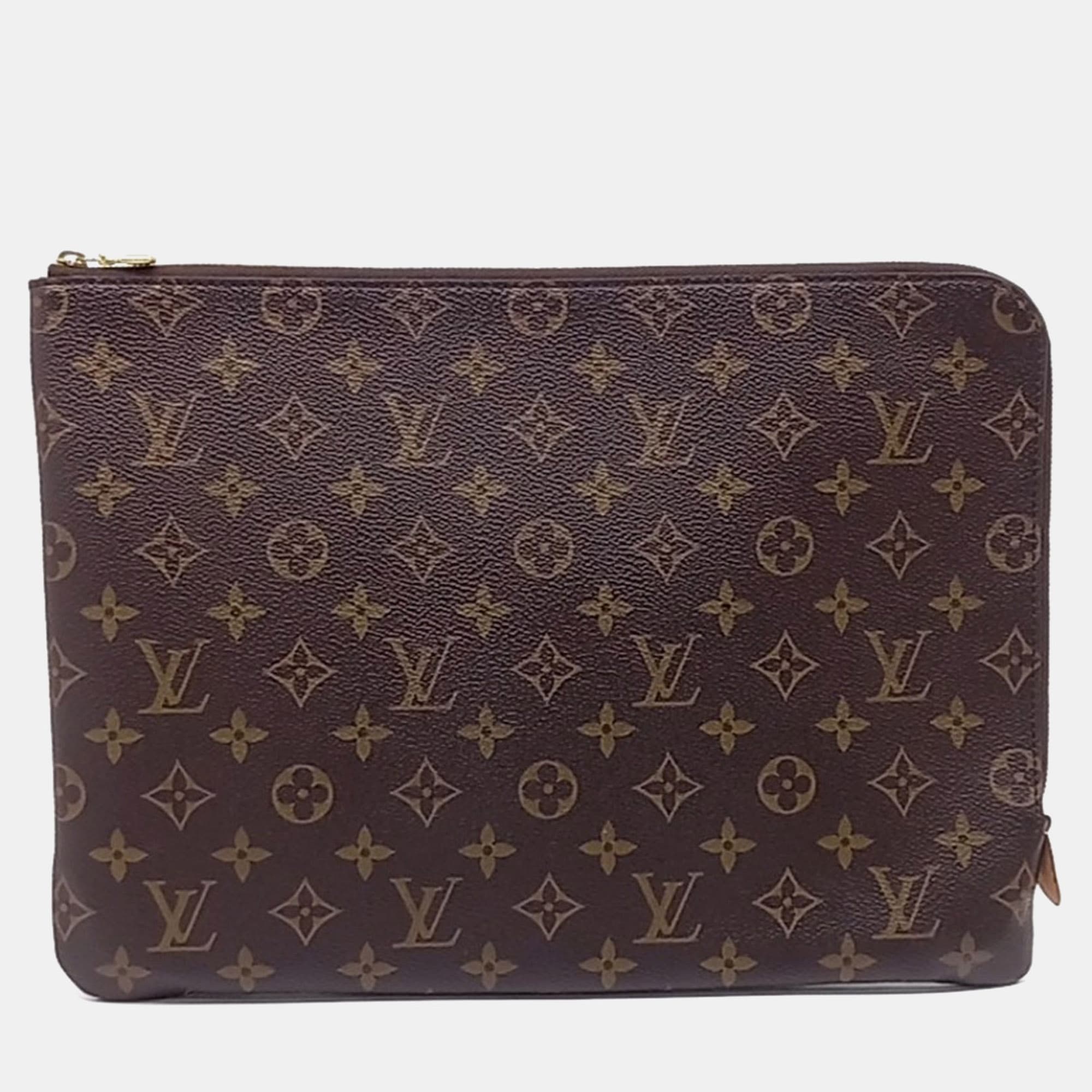 Louis Vuitton Brown PVC Monogram Etui Voyage MM