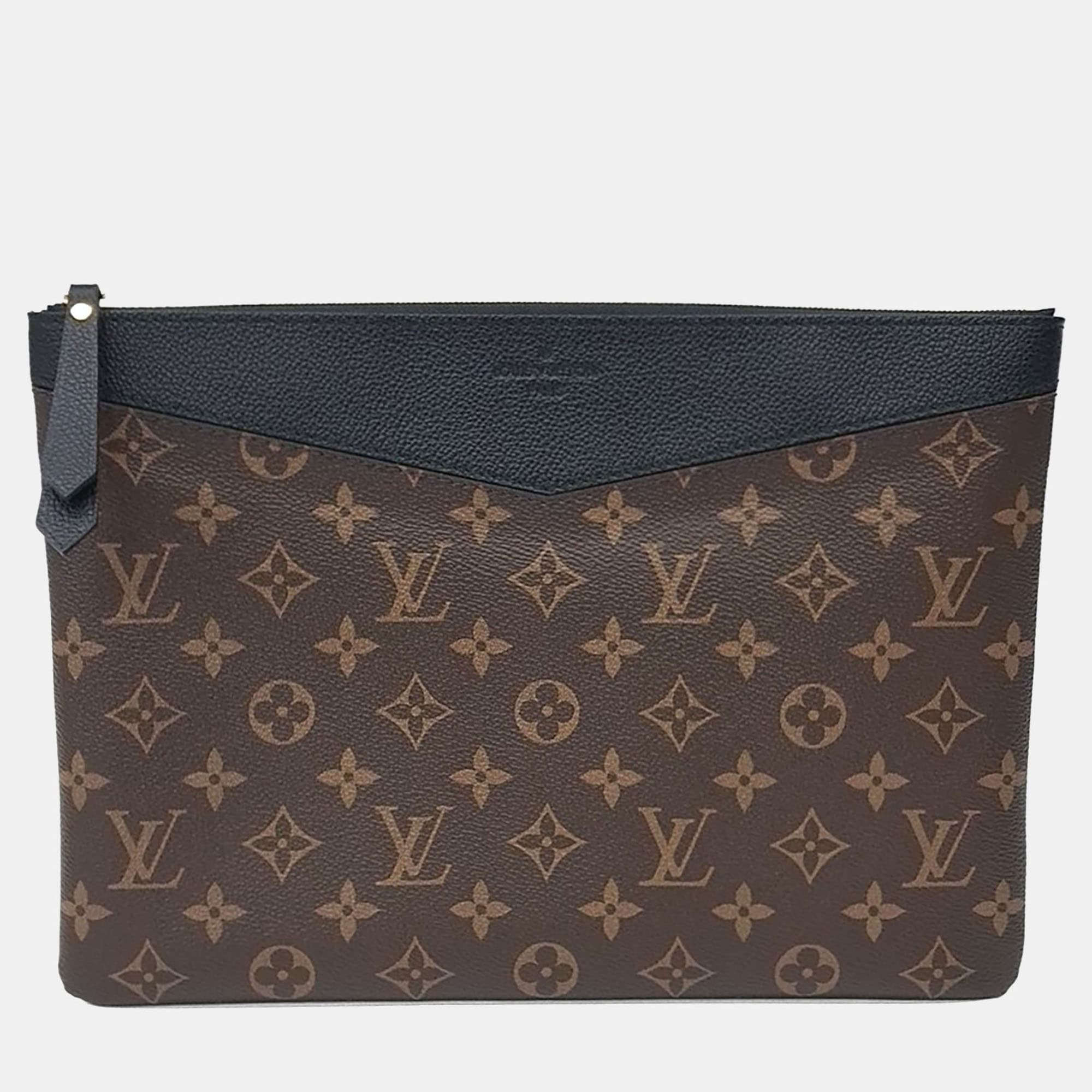 Louis Vuitton Brown PVC Daily Clutch