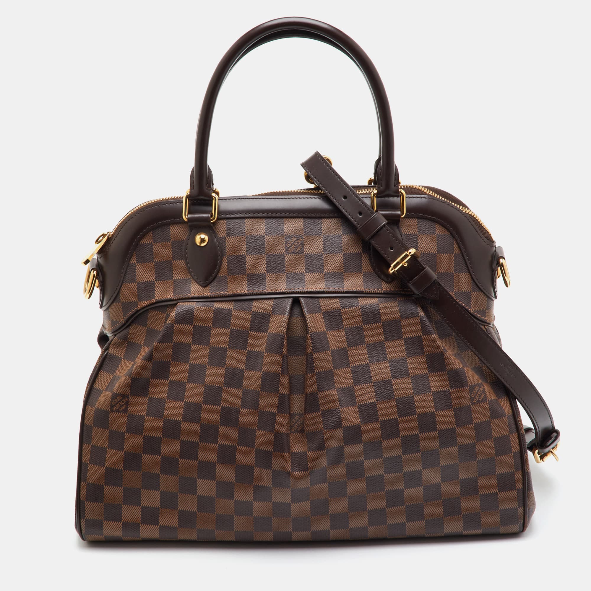 Louis Vuitton Trevi GM Damier Ebene Canvas Bag