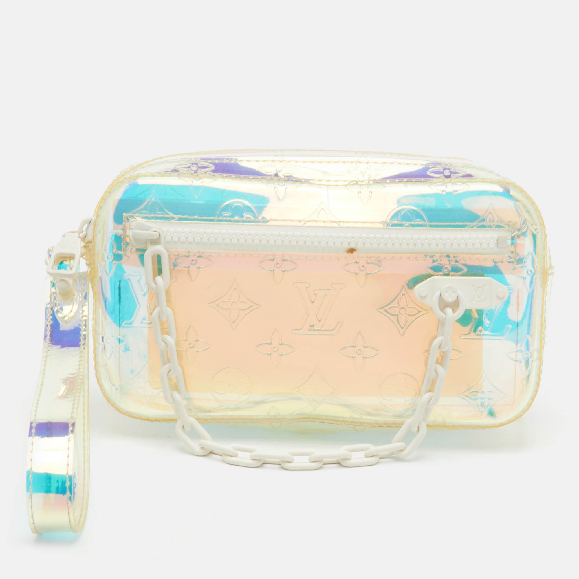 Louis Vuitton Virgil Abloh Prism Iridescent Monogram Pochette Volga