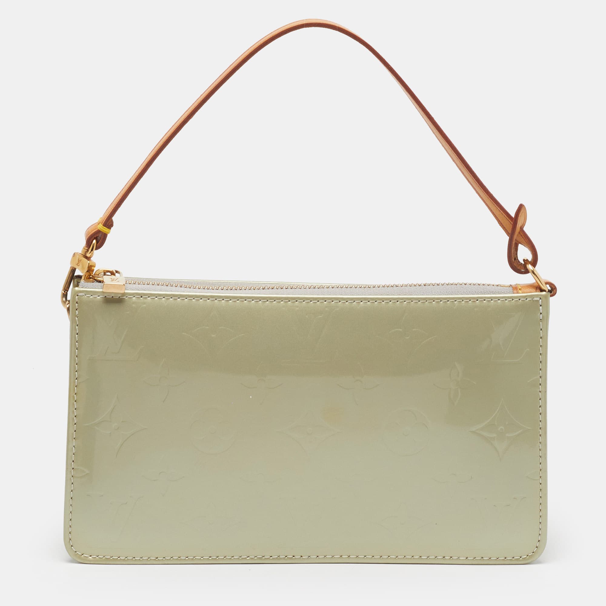Louis Vuitton Lexington Sage Green Monogram Vernis Pochette