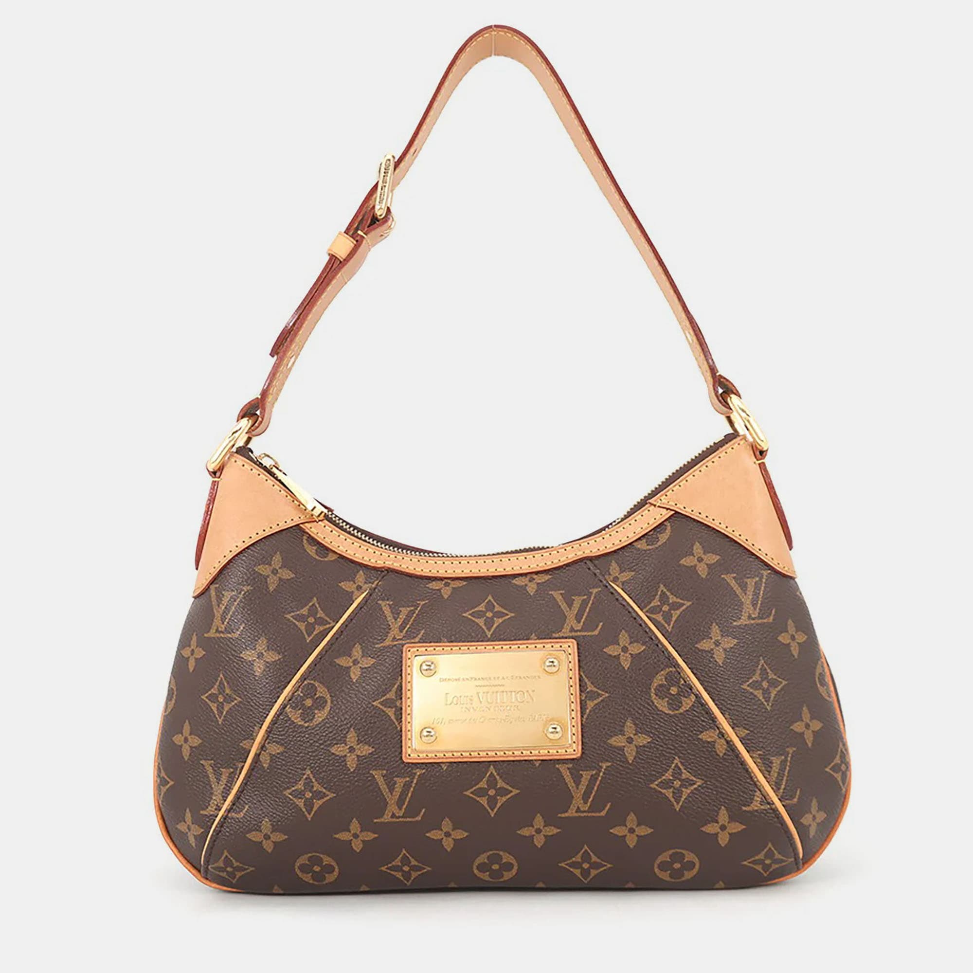 Louis Vuitton Thames PM Brown Monogram Canvas Shoulder Bag