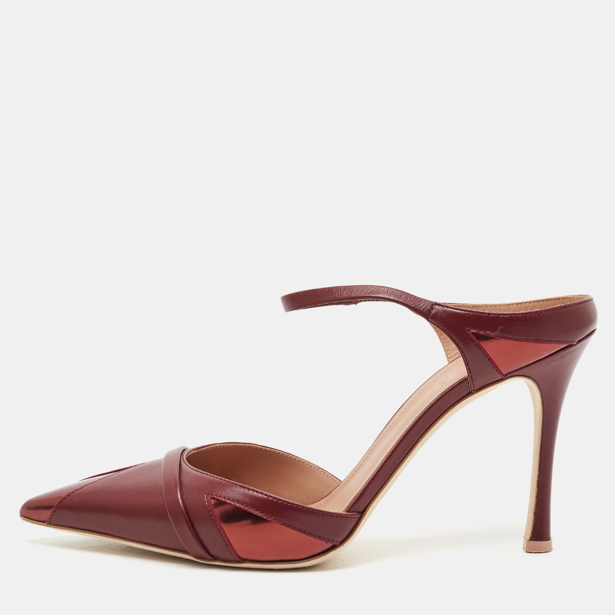 Malone Souliers Uma Size 40.5 Two Tone Leather Mules