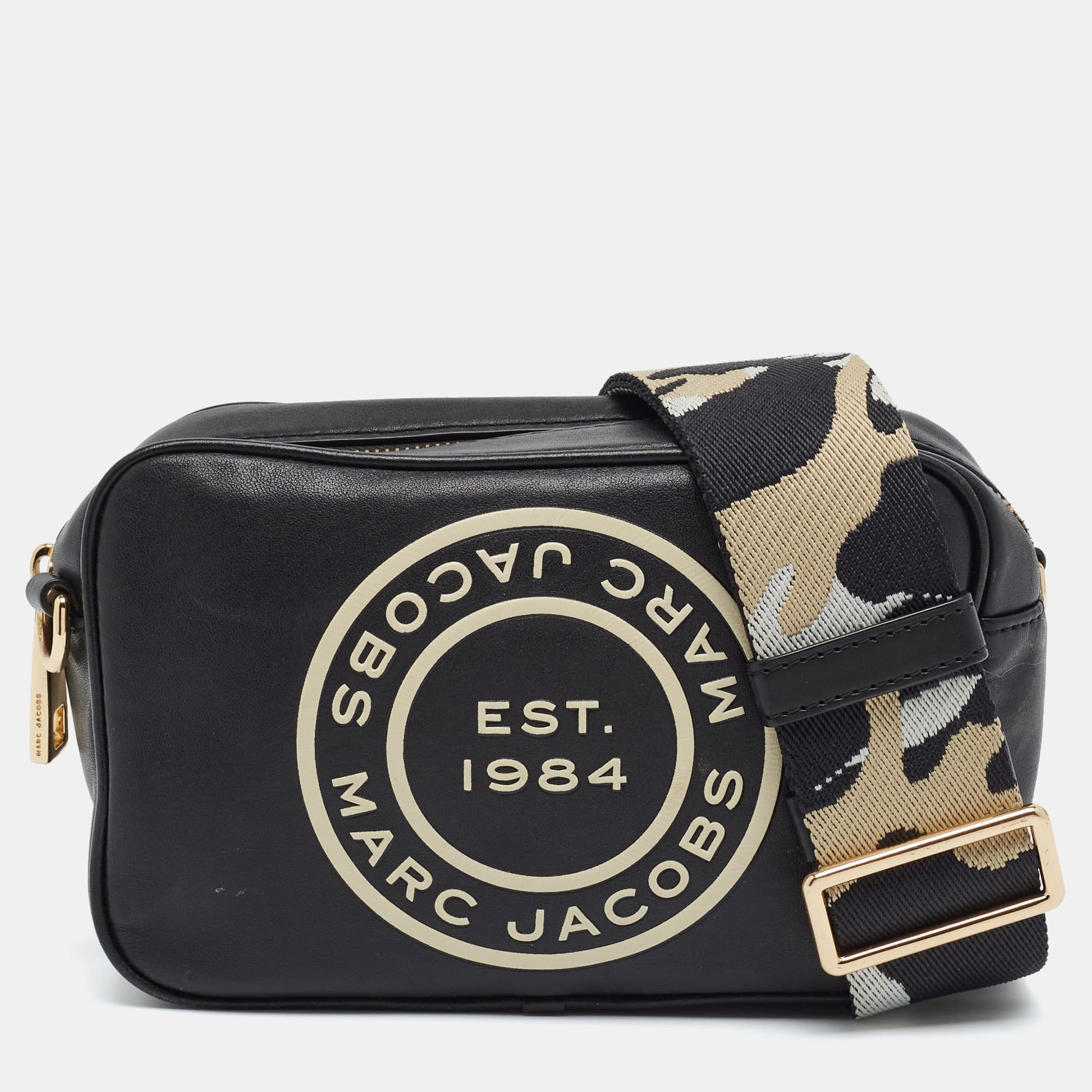 Marc Jacobs The Flash Black Leather Camera Bag