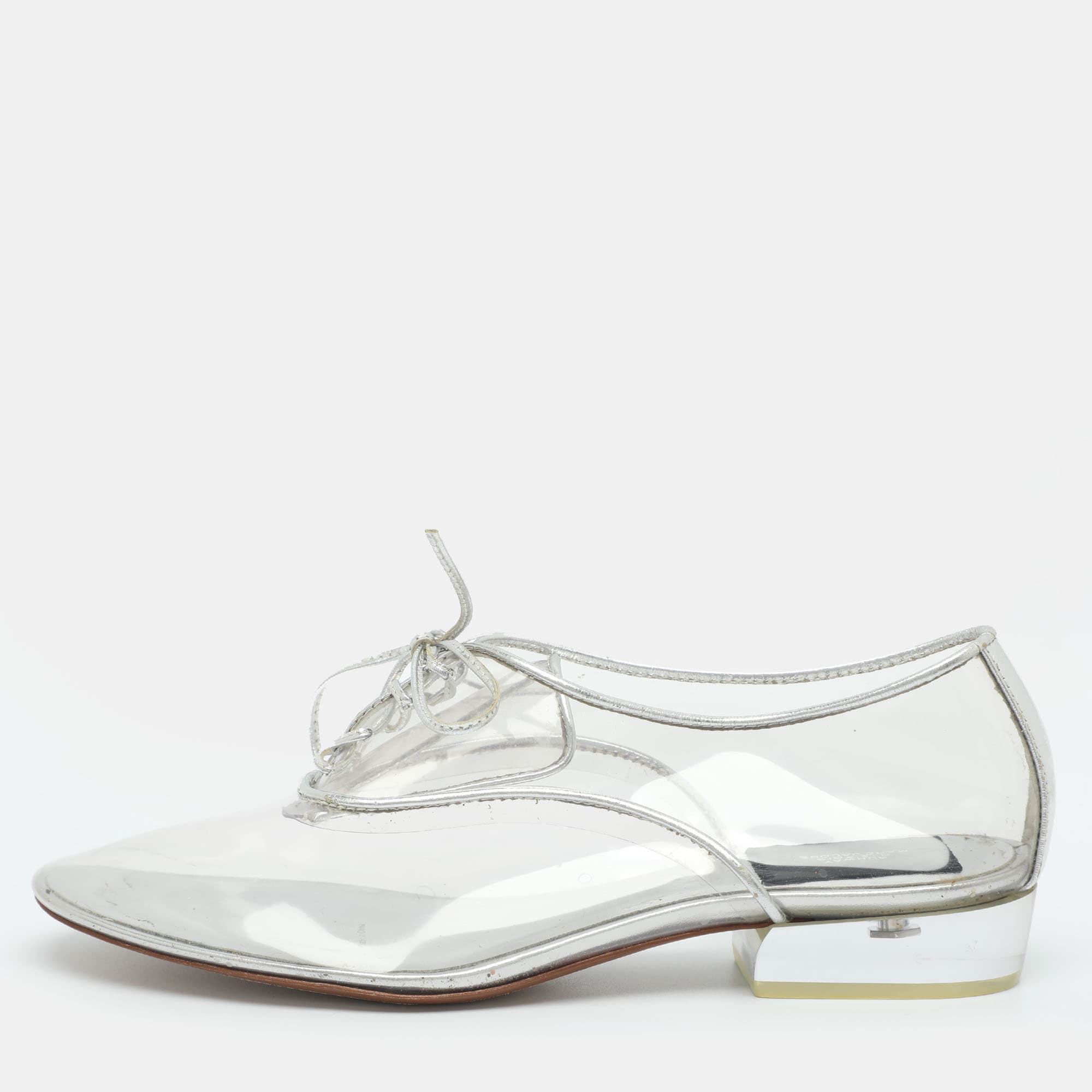 Marc Jacobs Size 38 Transparent PVC Oxfords