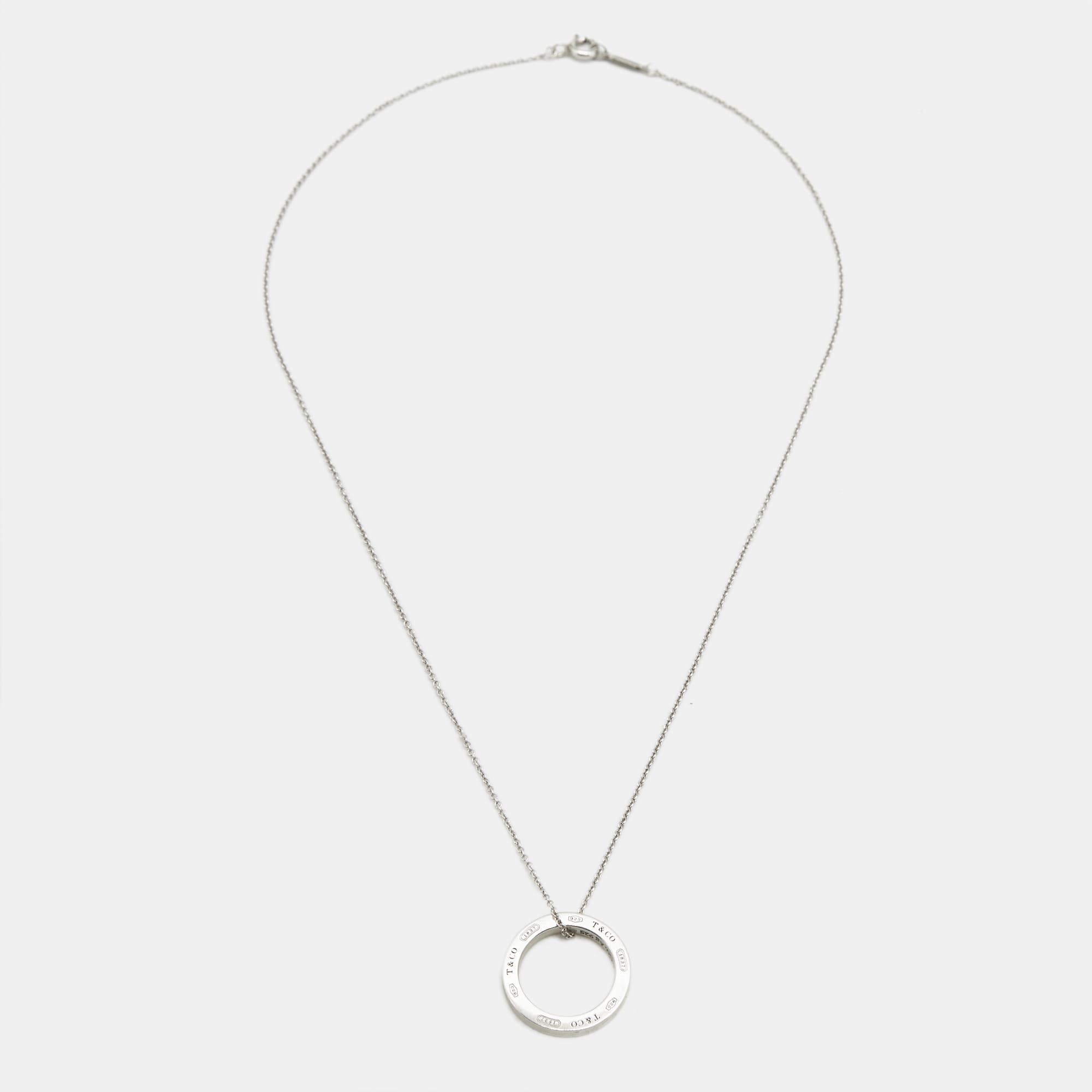 Tiffany & Co. Tiffany 1837 Sterling Silver Necklace