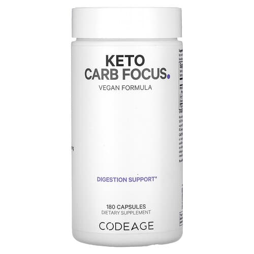 Codeage Keto Carb Focus 180 Capsules