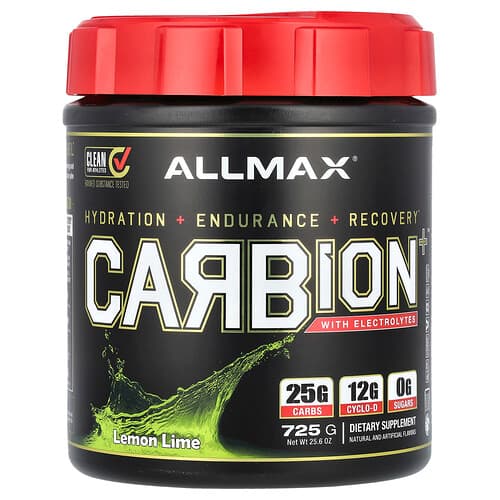 ALLMAX CARBION+™ With Electrolytes Lemon Lime 25.6 oz (725 g)