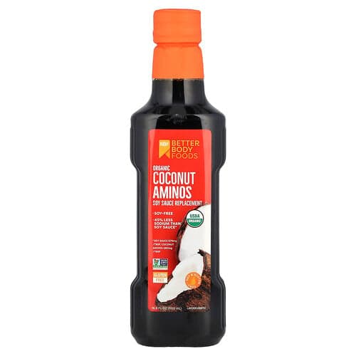BetterBody Foods Organic Coconut Aminos Soy Sauce Replacement 16.9 fl oz (500 ml)