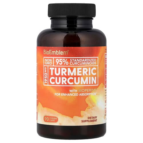 BioEmblem Turmeric Curcumin 90 Veggie Caps