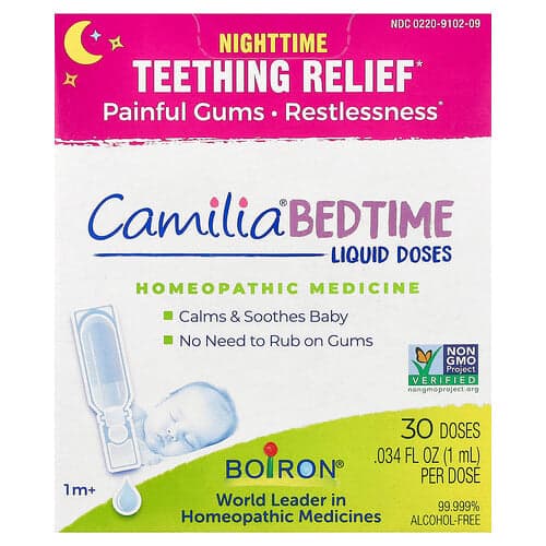 Boiron Camilia® Bedtime Liquid Doses 1 Month+ 30 Doses 0.034 fl oz (1 ml) Each