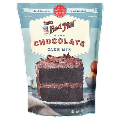 Bob's Red Mill Decadent Chocolate Cake Mix 15.5 oz (440 g)